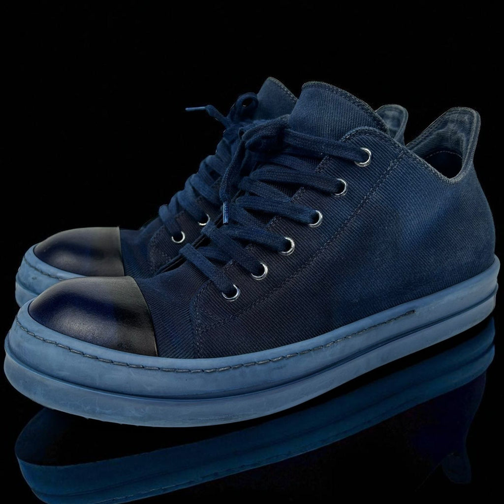 Rick Owens Ramones Low Indigo Dye