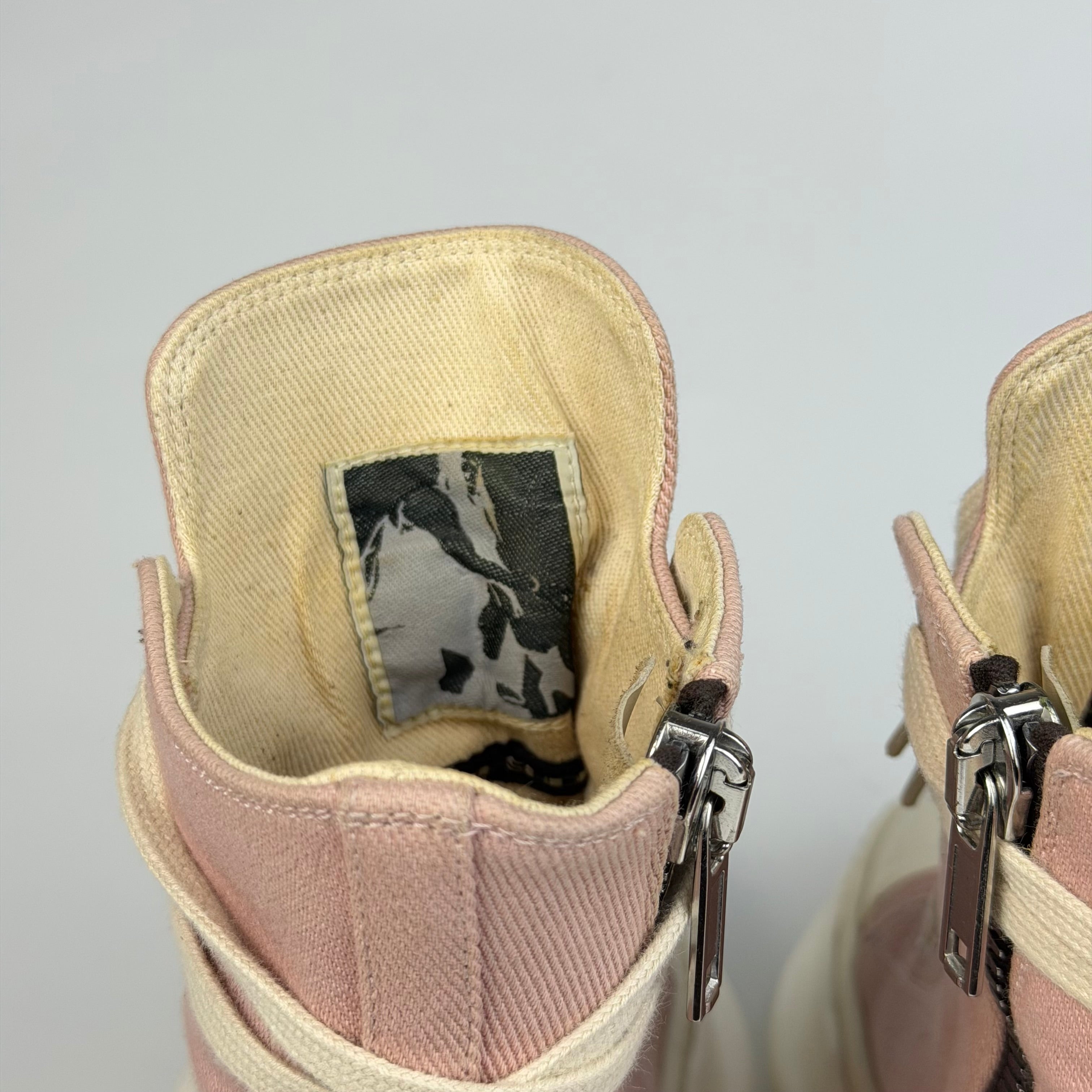 Rick Owens Abstract Ramones Faded Pink