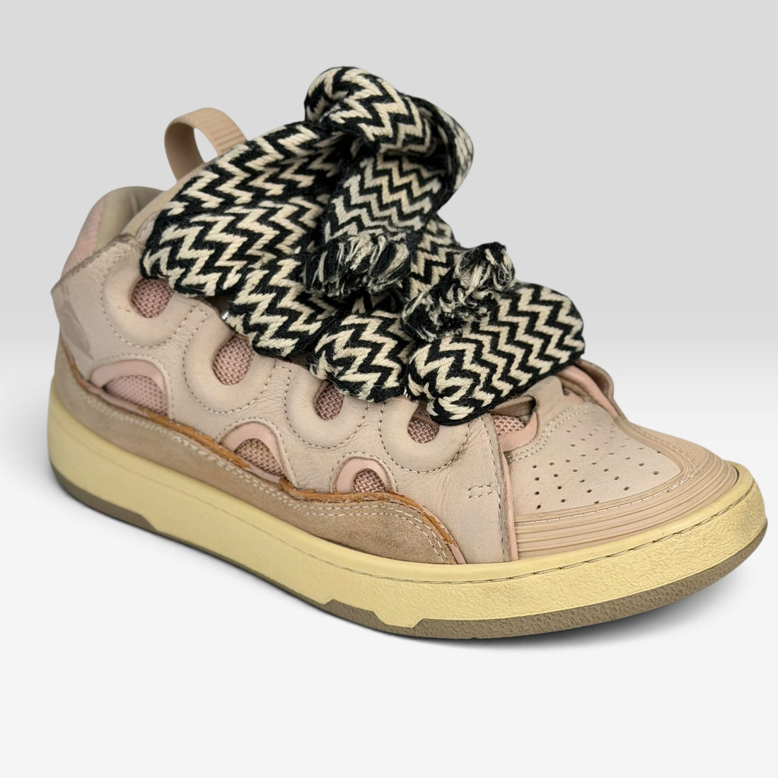 Lanvin Curb Pink Sneakers