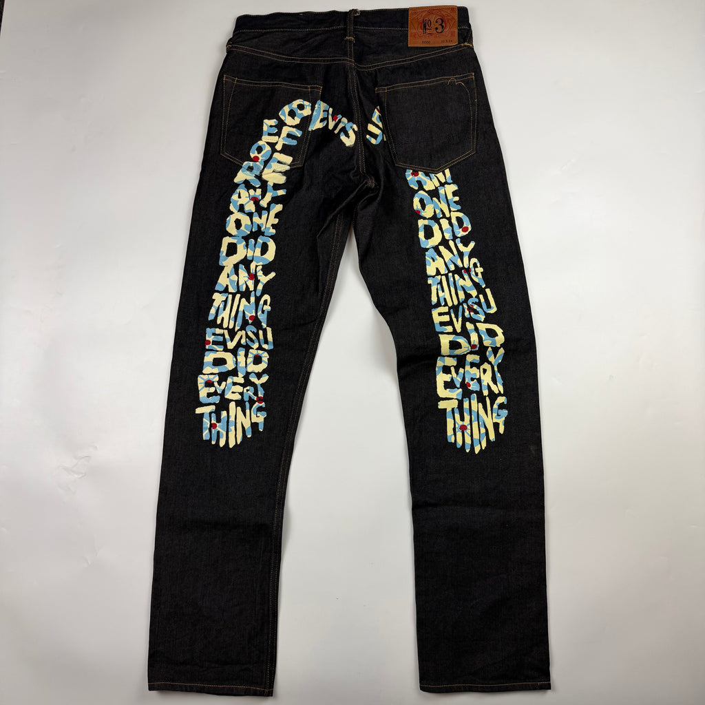 Evisu Raw Denim Daicock Jeans