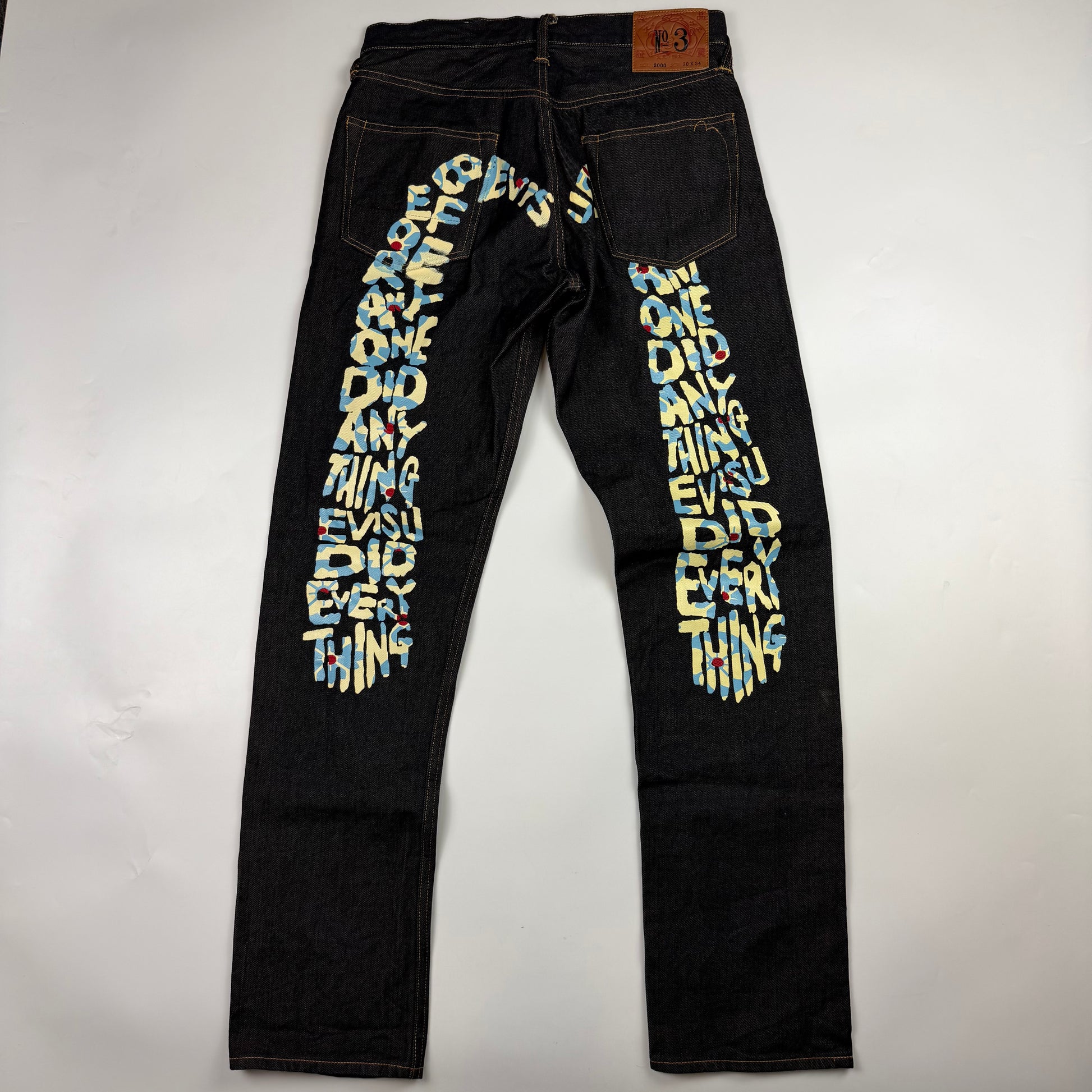 Evisu Raw Denim Daicock Jeans