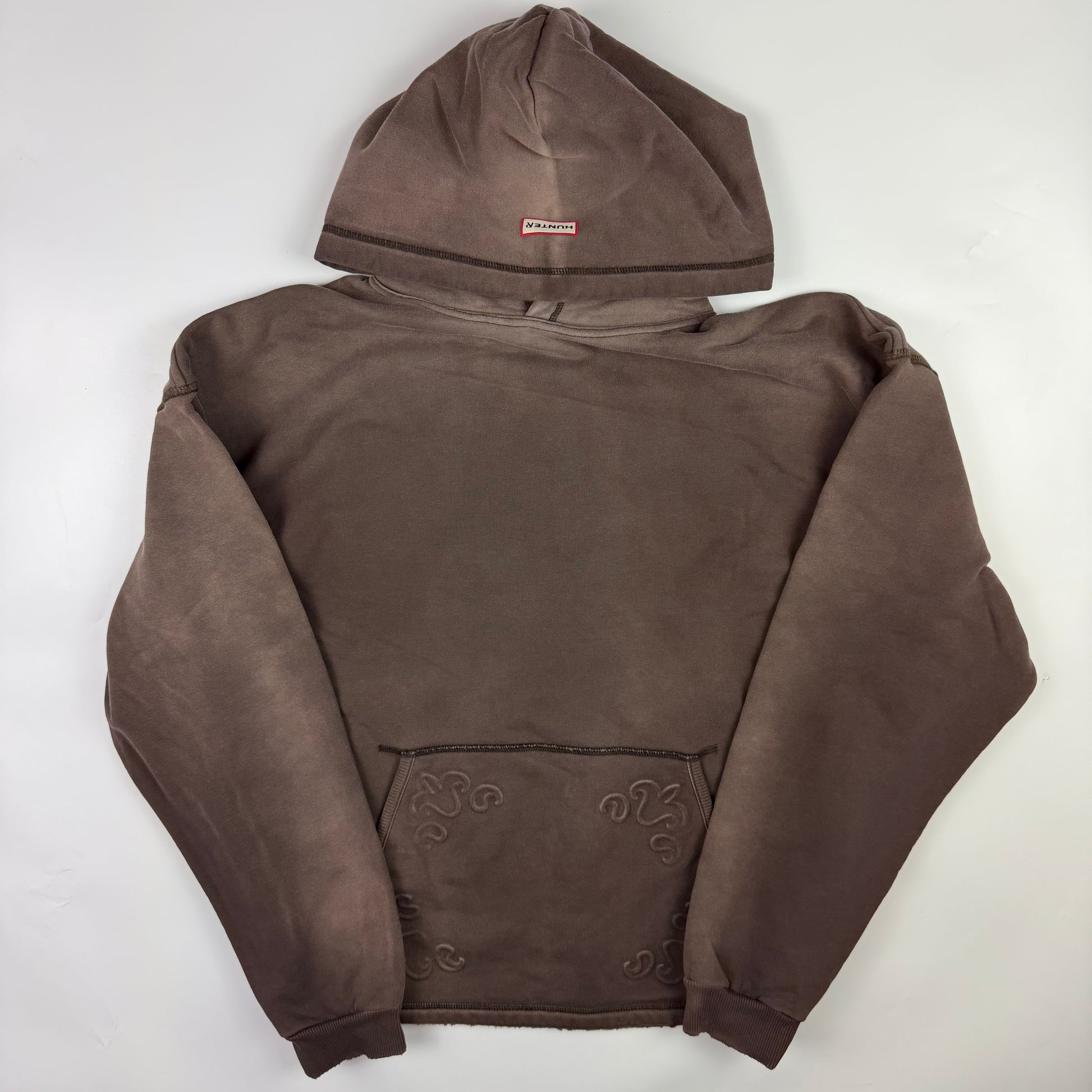 Represent x Hunter Stained Brown Hoodie