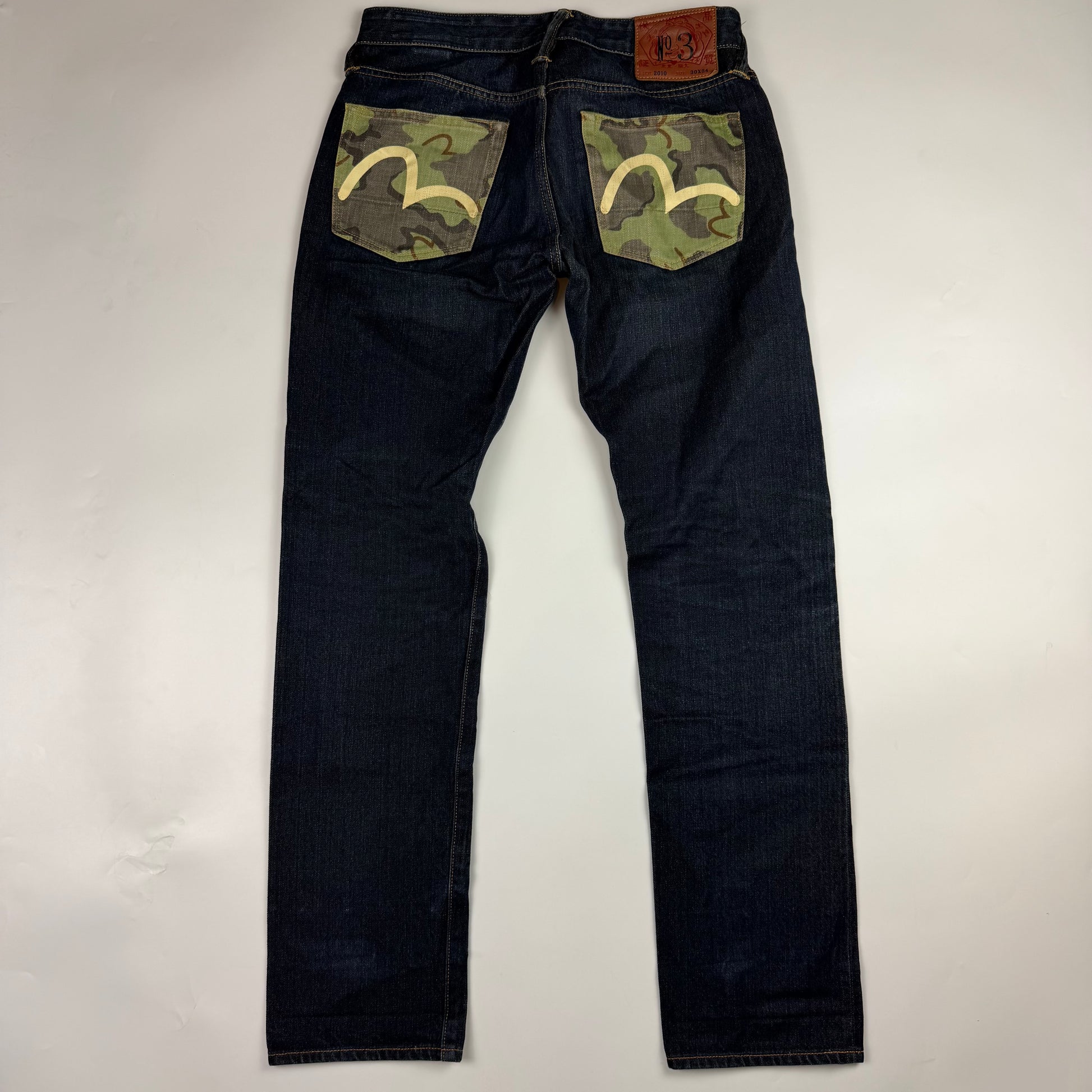 Evisu Camo Seagull Jeans