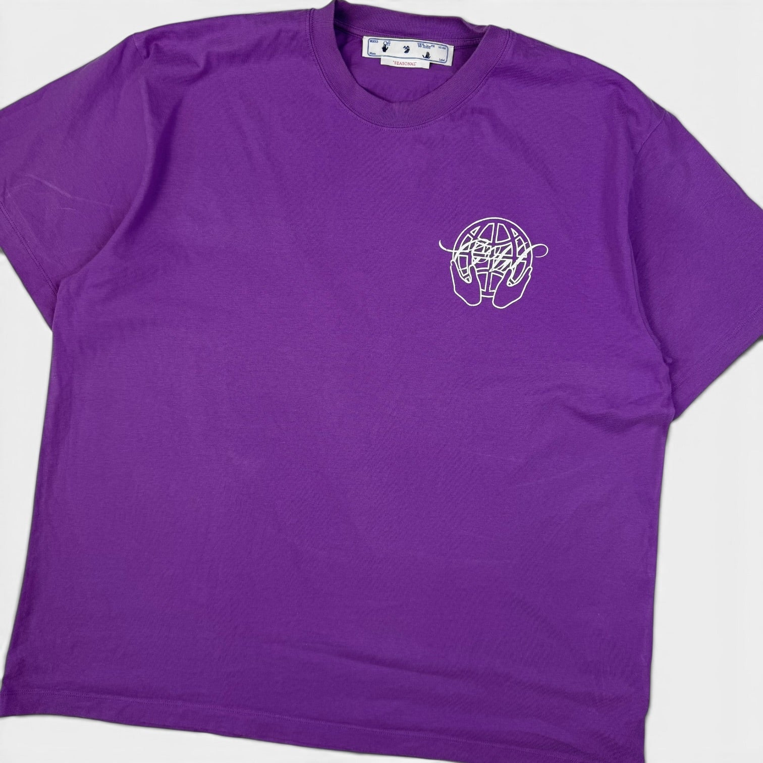 Off-White Hand Arrow T-Shirt Purple