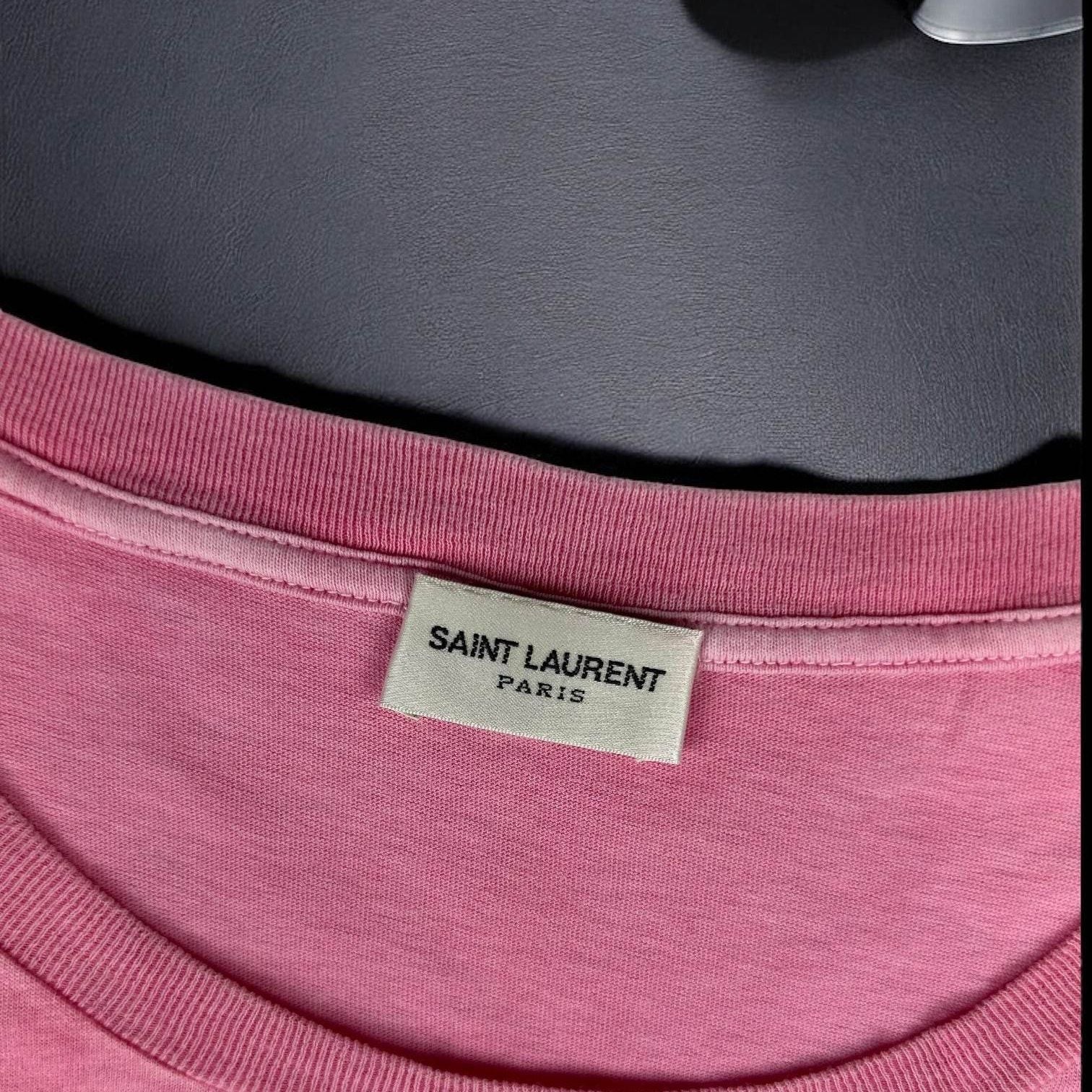Saint Laurent Paris Washed Logo T-shirt - V STEALS