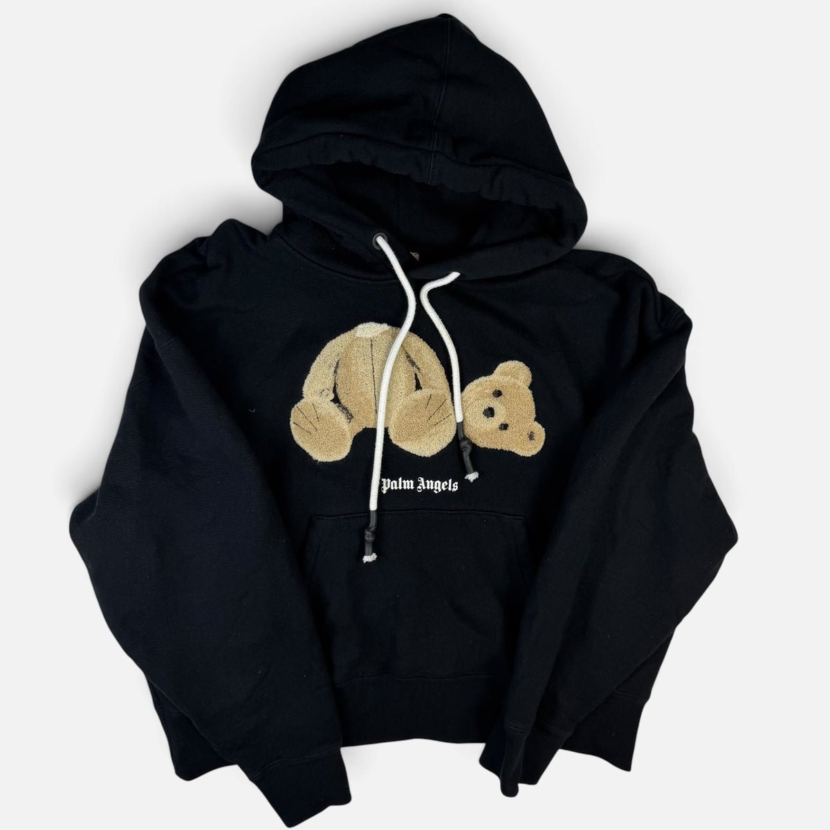 Palm Angels Bear Hoodie Black