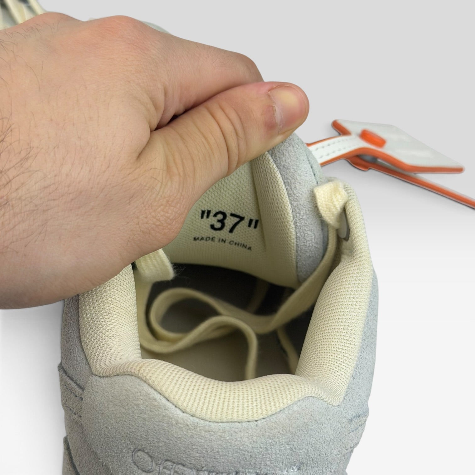 Off-White Out Of Office Light Blue Suede | Sneakers Off-White