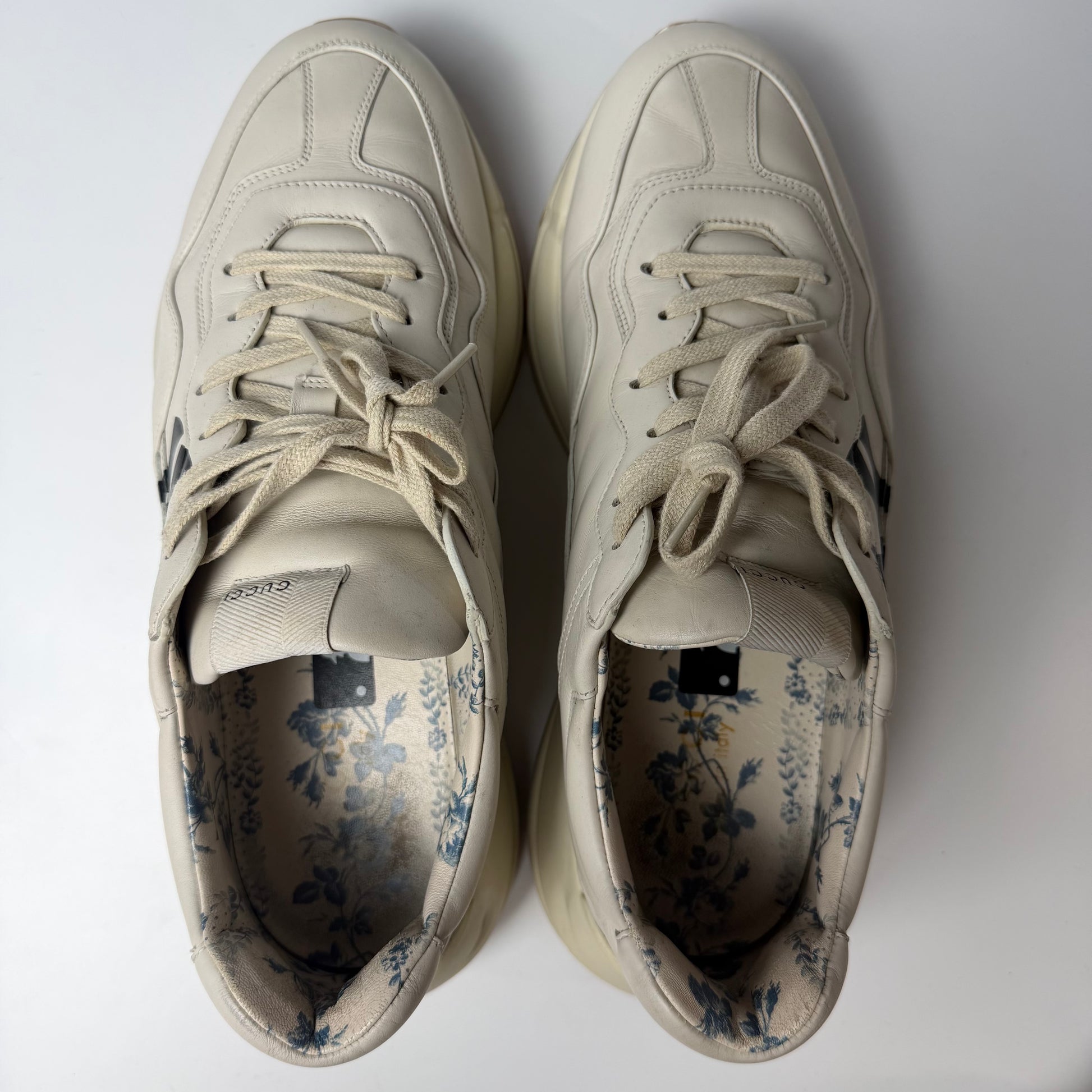 Gucci Rhyton Leather Sneakers