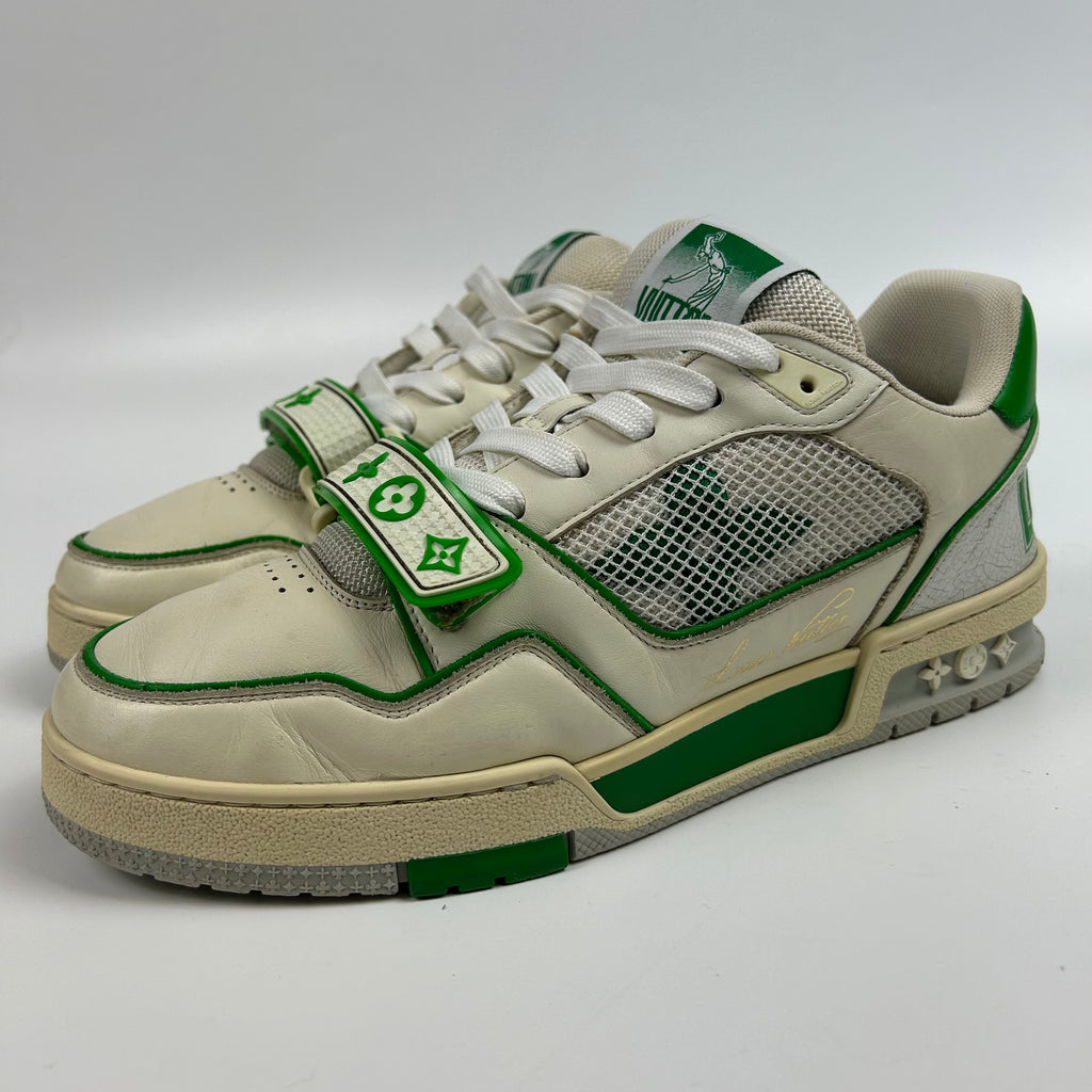 Louis Vuitton LV Trainer Green Mesh