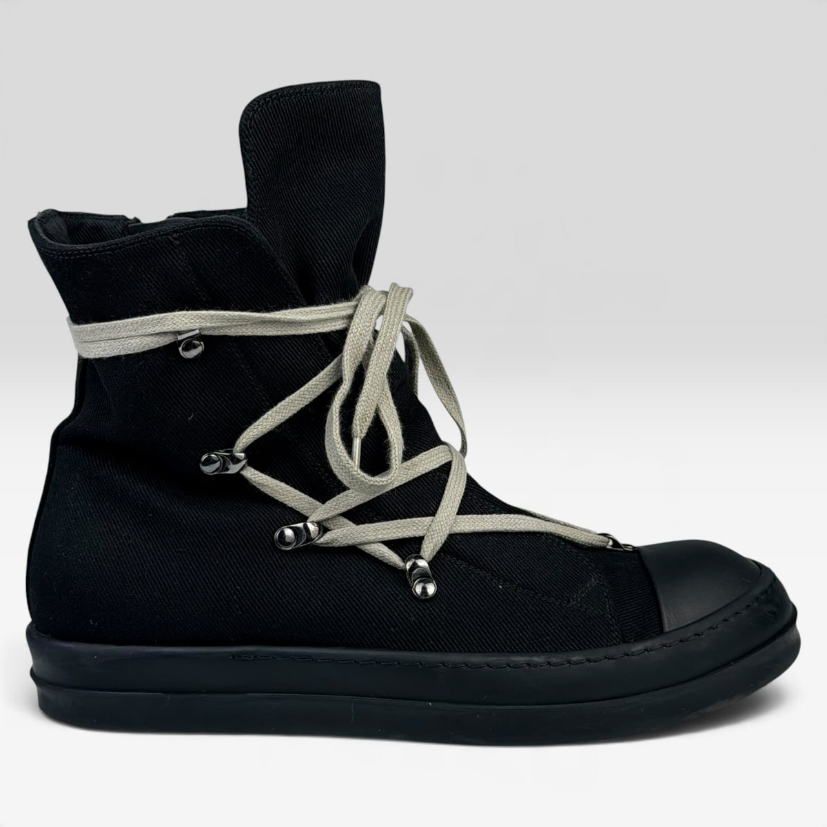 Rick Owens DRKSHDW Hexagram Ramones High Black/Pearl – Incaltaminte Barbati RICK OWENS DRKSHDW la V STEALS