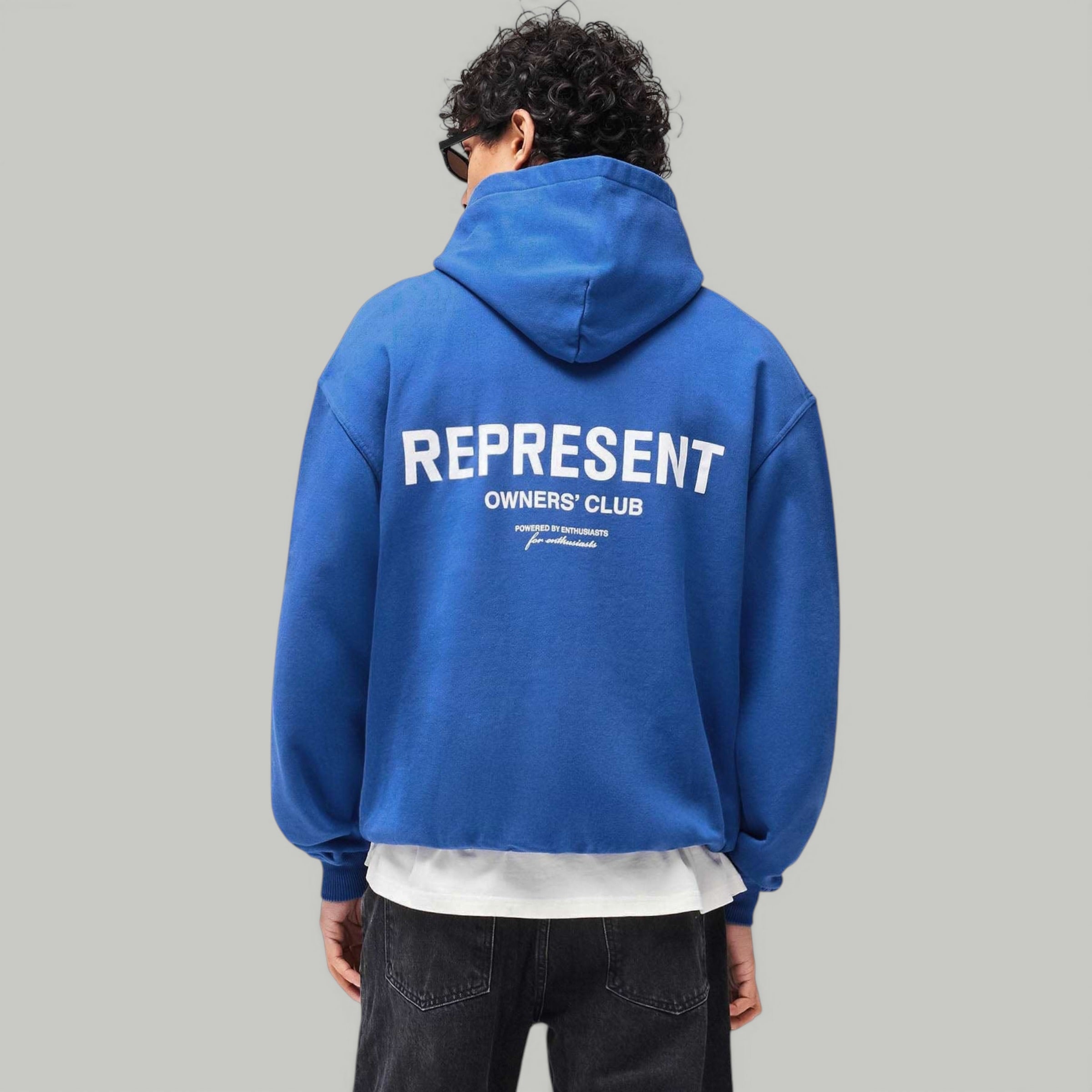 Represent Cobalt Blue Hoodie