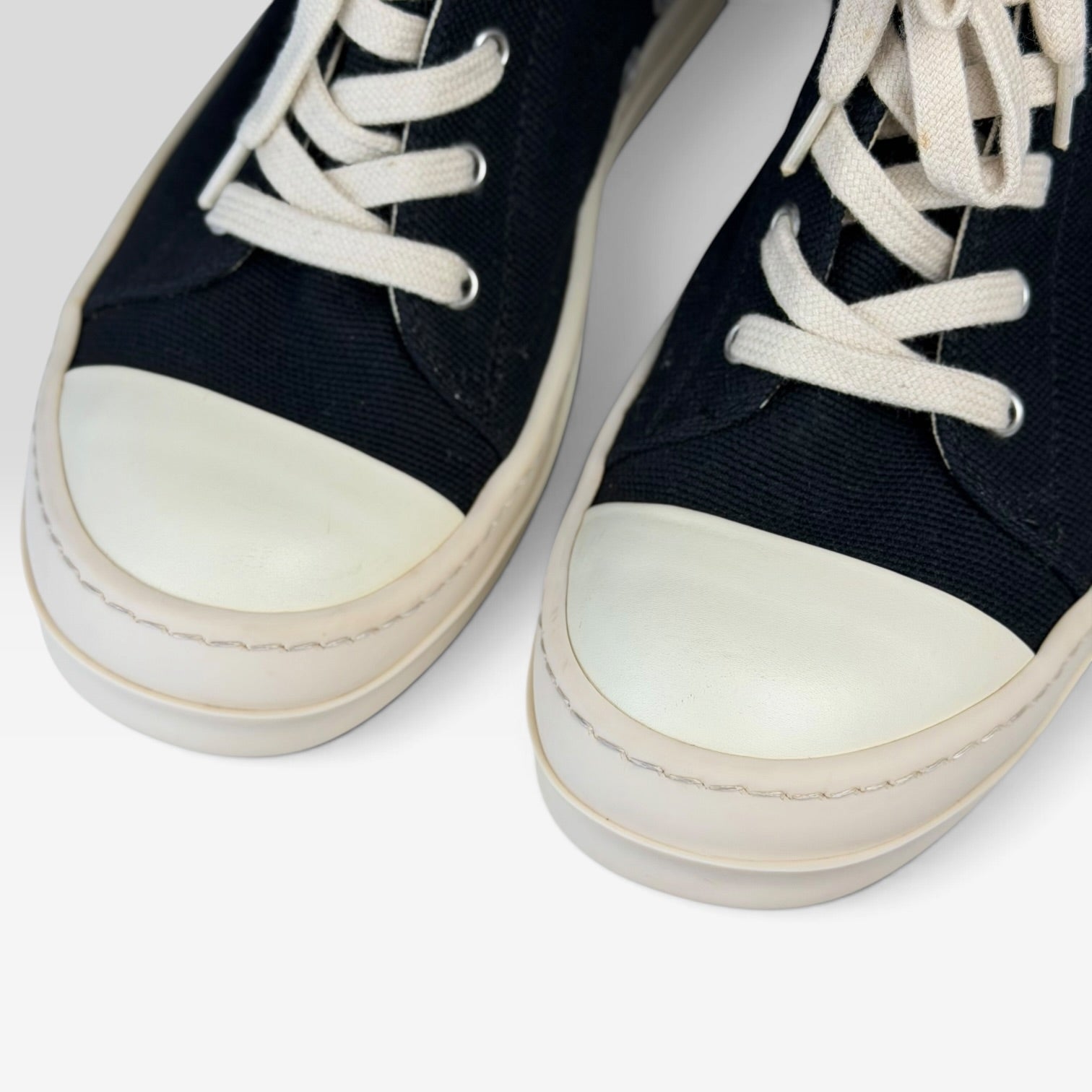 Rick Owens DRKSHDW Ramones High Black/Milk