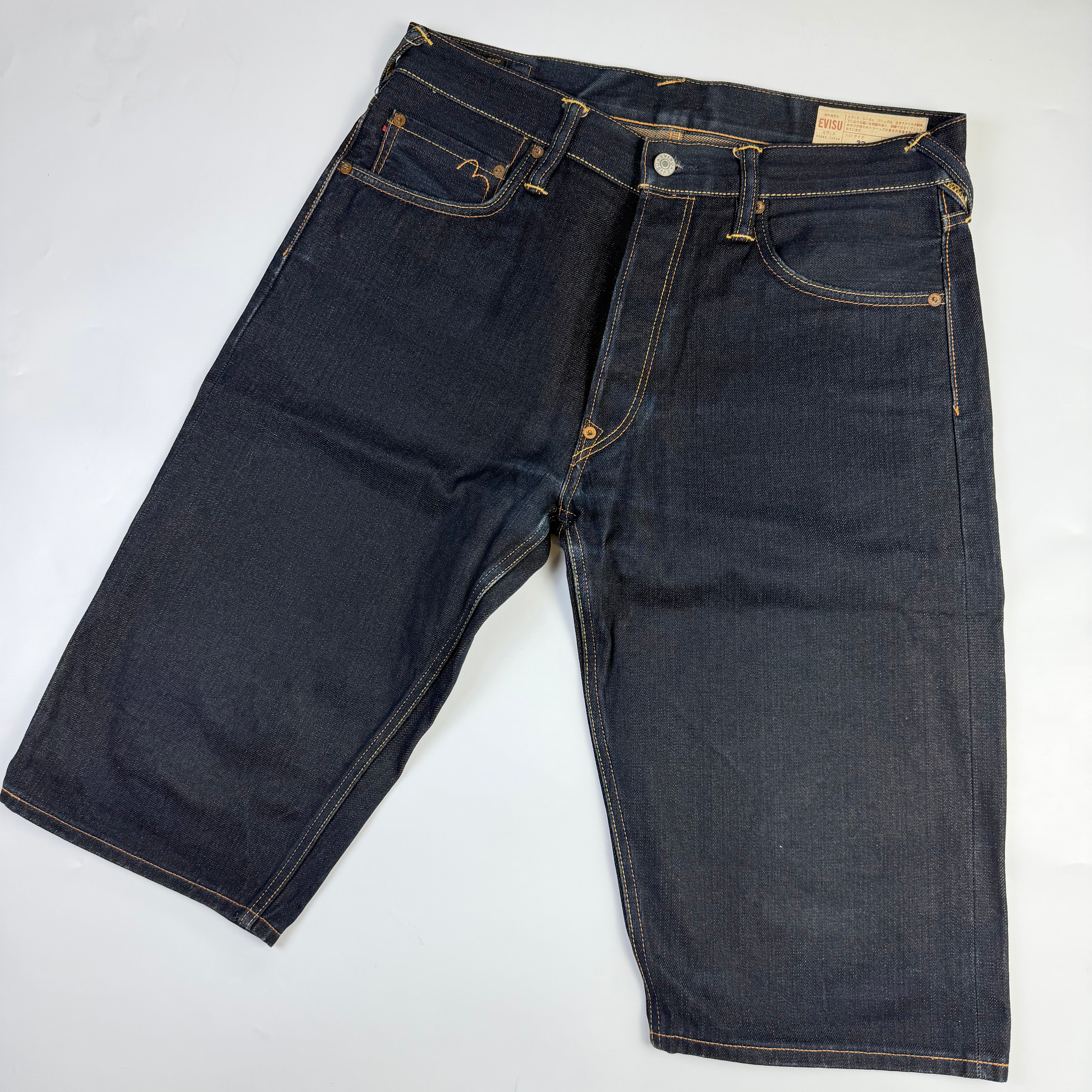Evisu No.3 Daicock Sakura Japanese Denim Shorts
