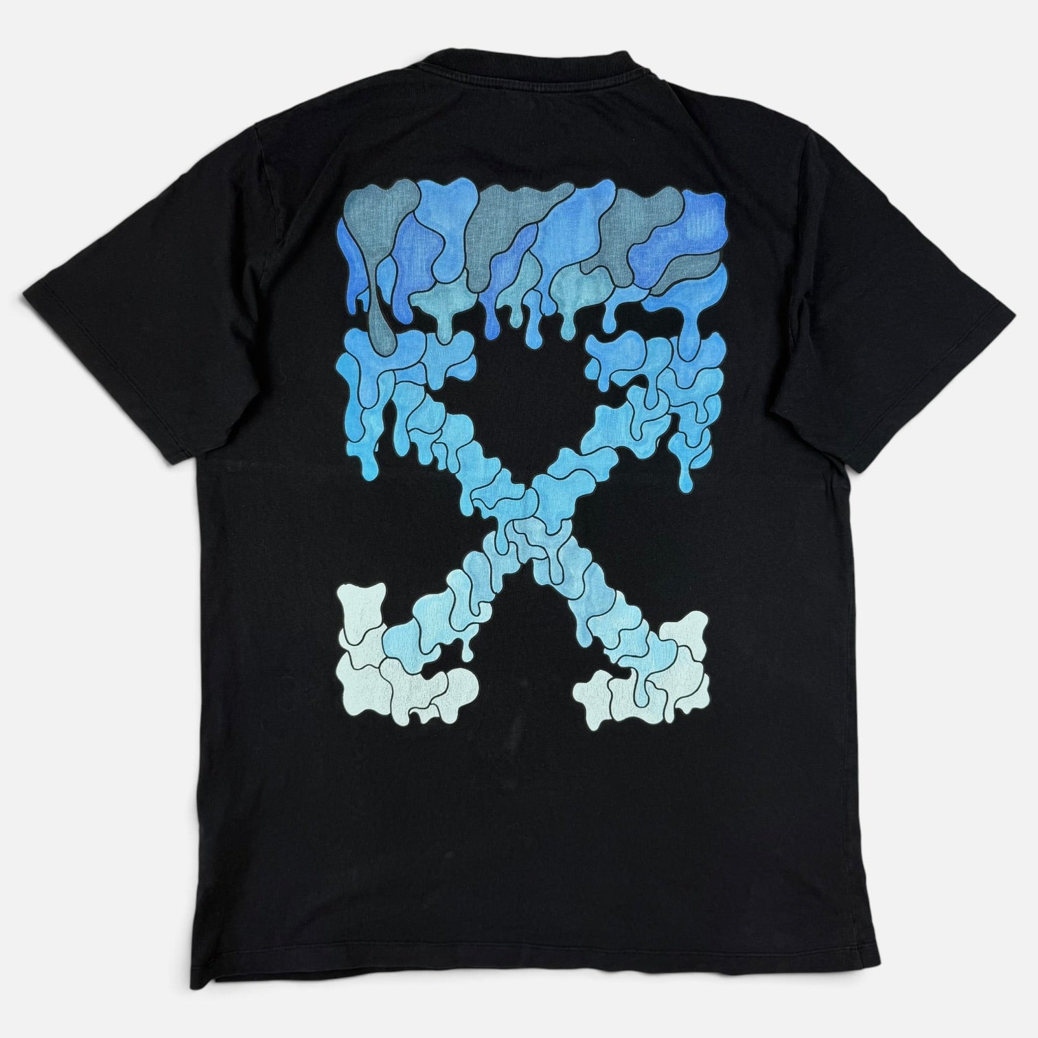 Off-White Blue Marker T-Shirt Black