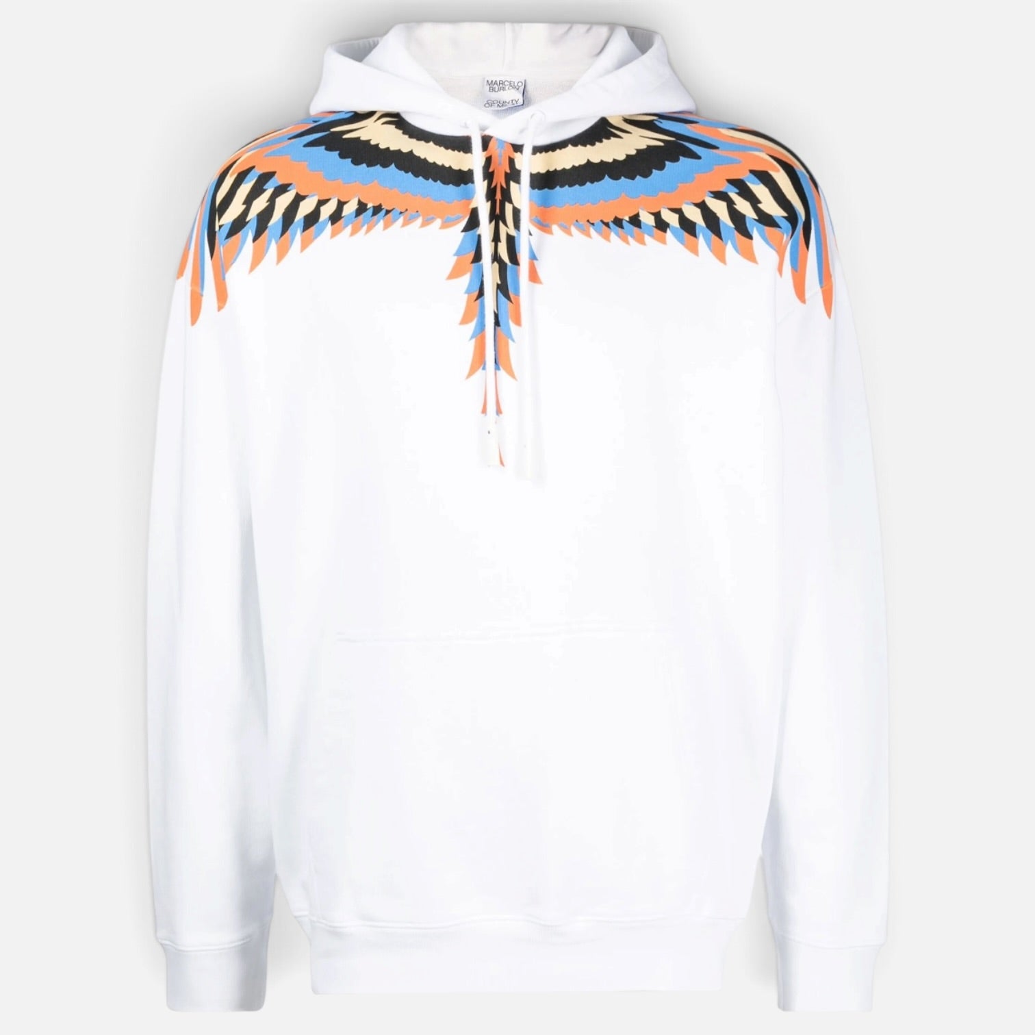 Marcelo Burlon Wings Hoodie White