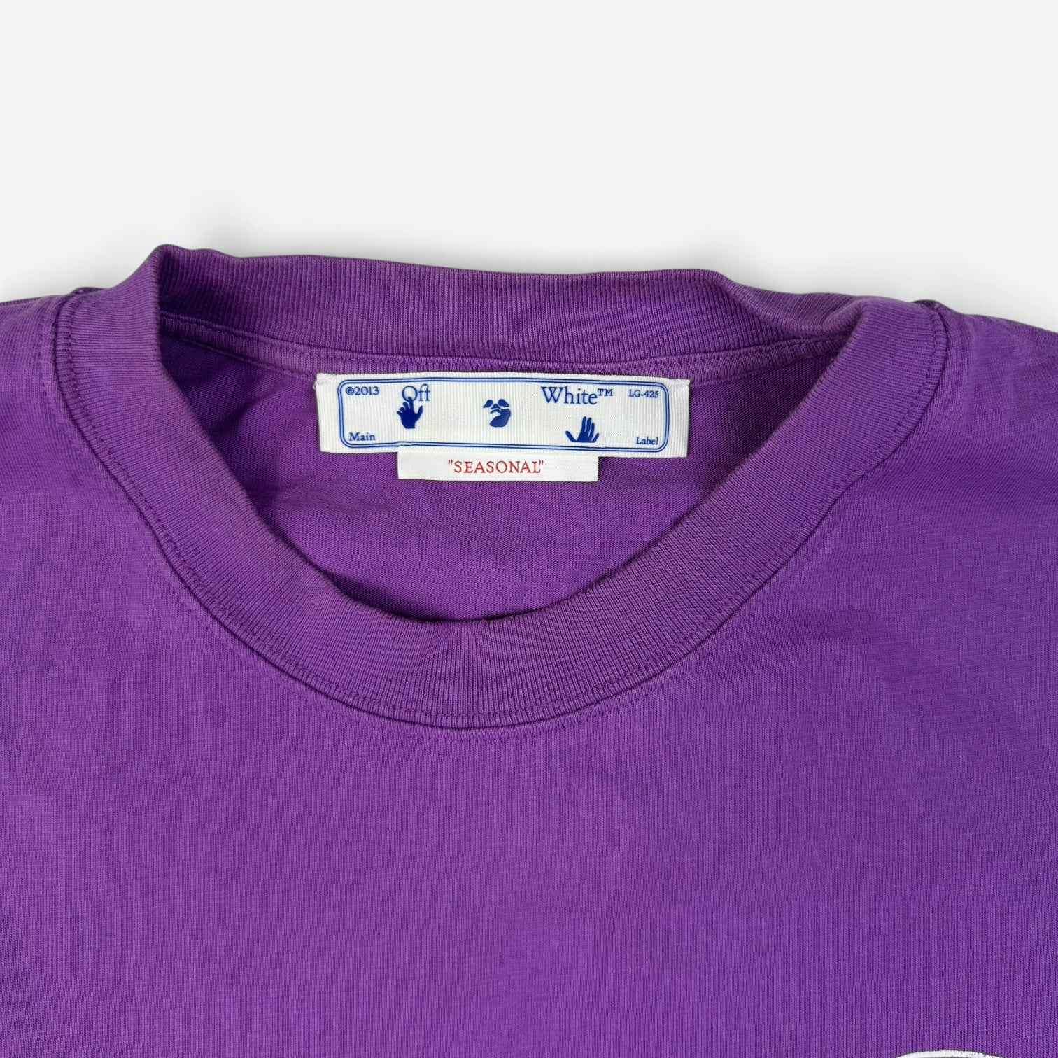 Off-White Hand Arrow T-Shirt Purple