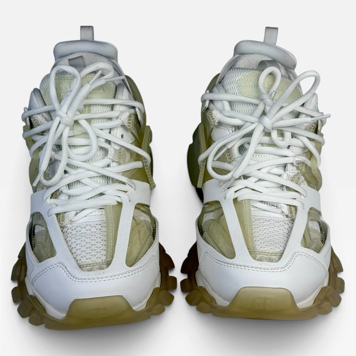 Balenciaga Track Clear Sole White
