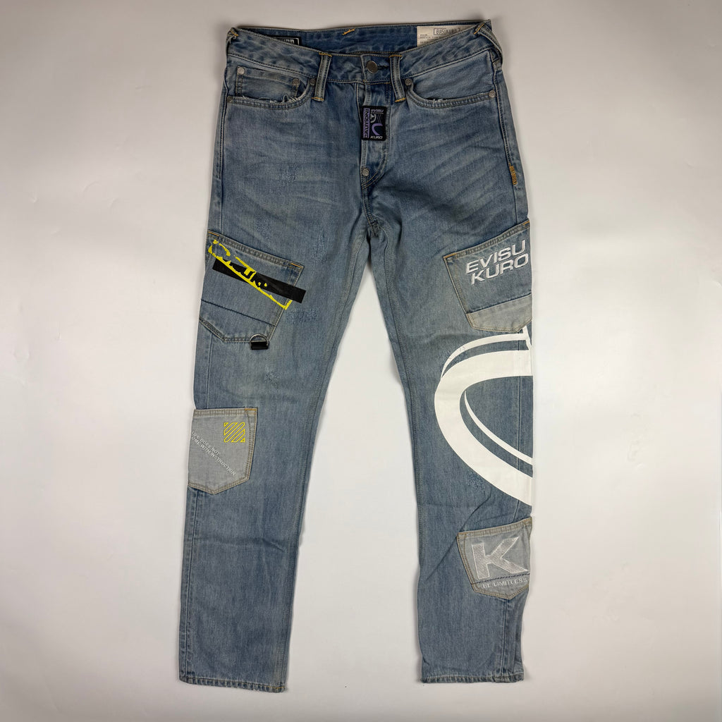 Evisu Kuro Seagull Jeans