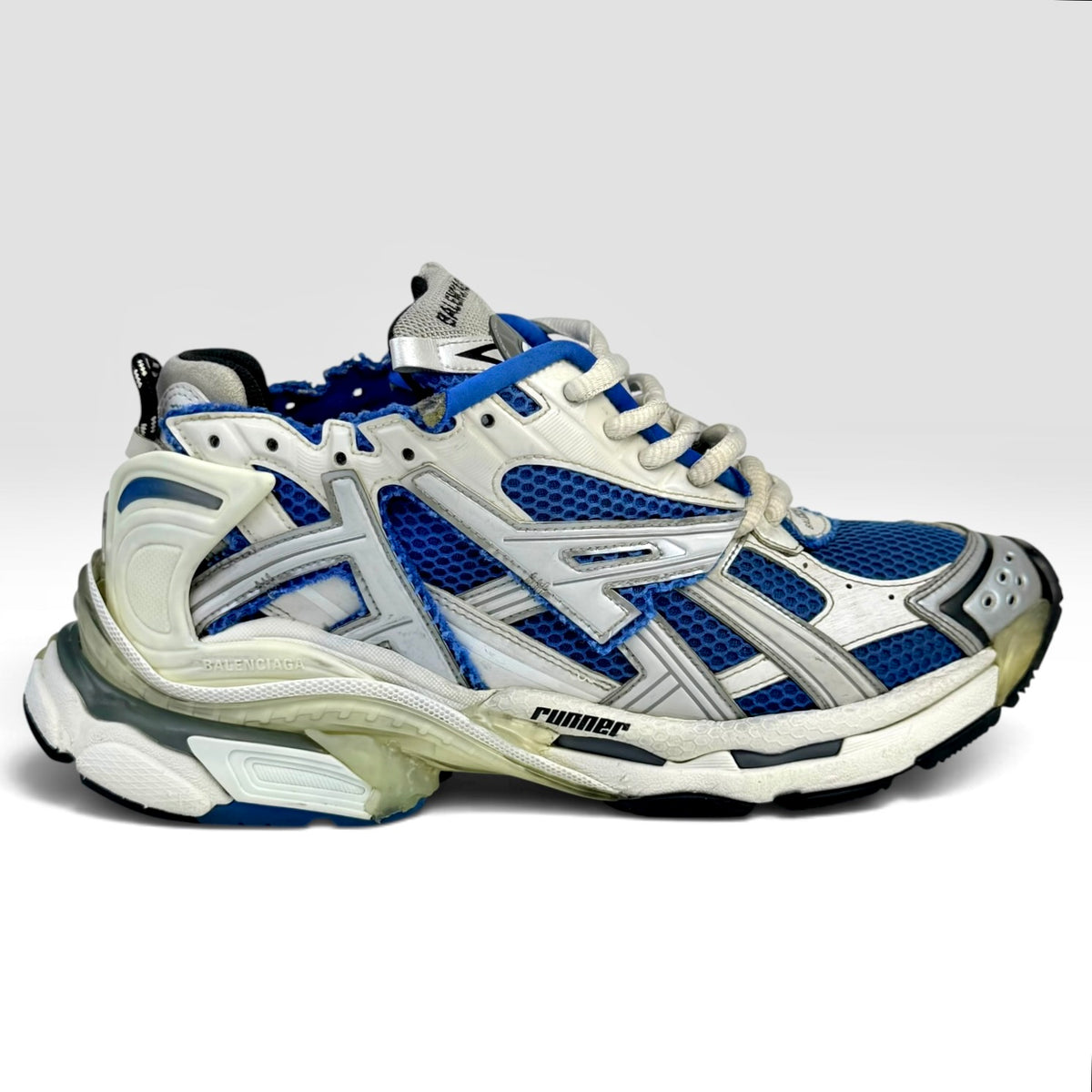 Balenciaga Runner Blue/White Sneakers
