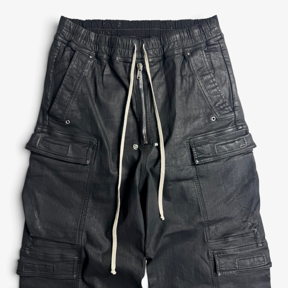 Rick Owens DRKSHDW Double Cargo Jumbo Belas Black Wax