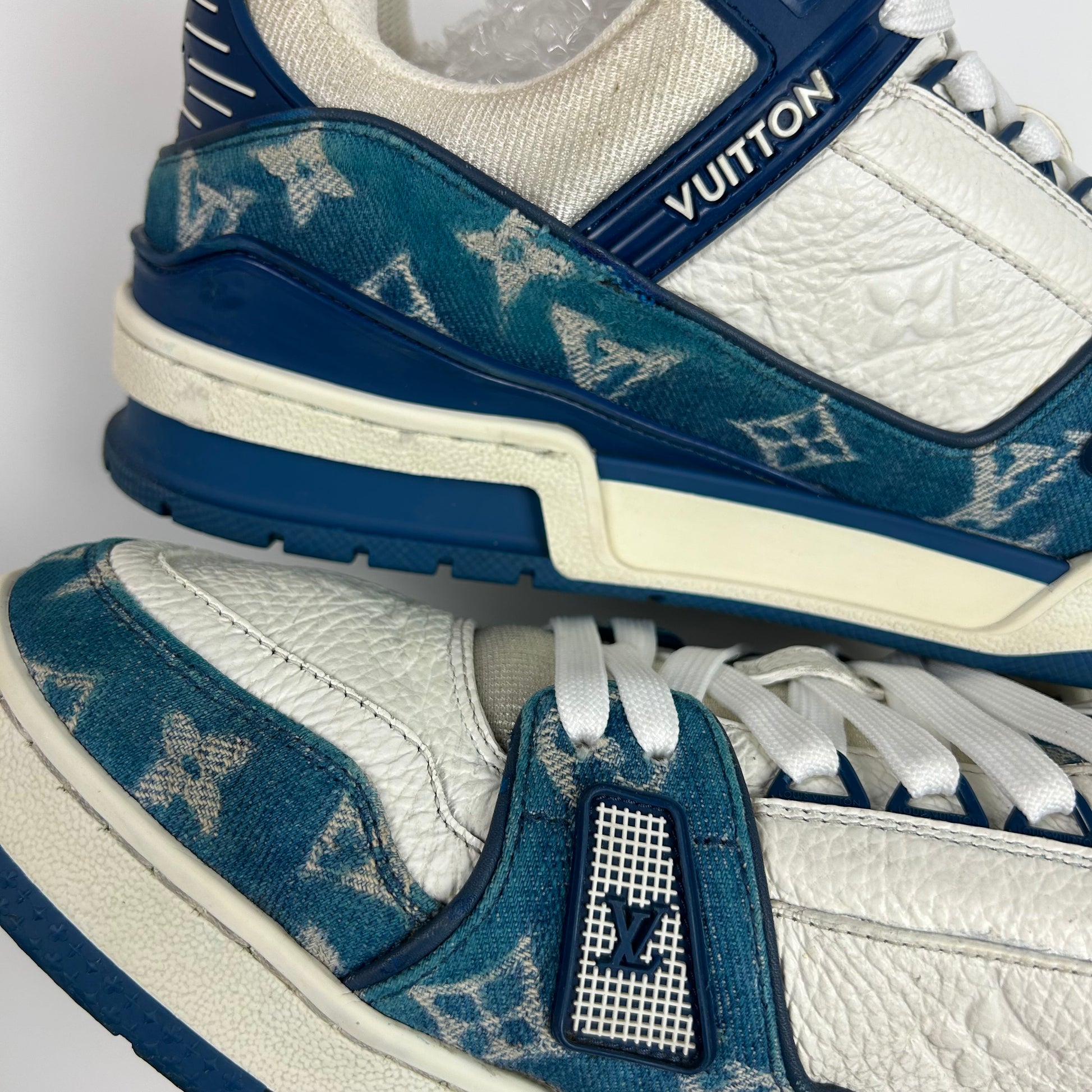 Louis Vuitton LV Trainer Blue Denim