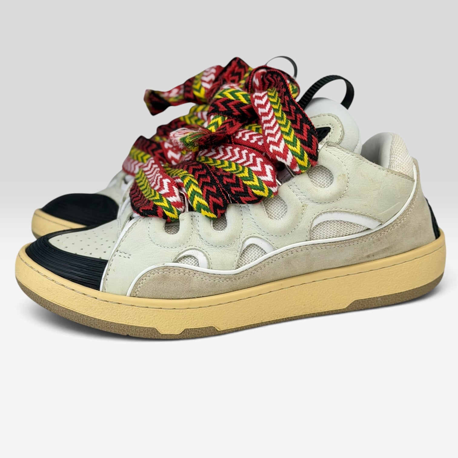 Lanvin White Ivory Sneakers
