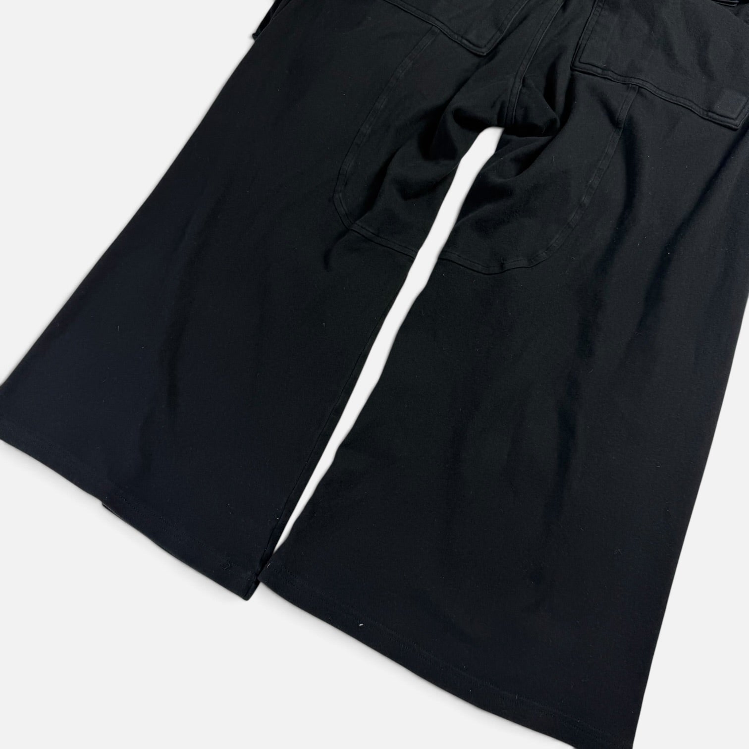 Rick Owens DRKSHDW Creatch Cargo Pants Wide Leg Black | Pantaloni Rick Owens