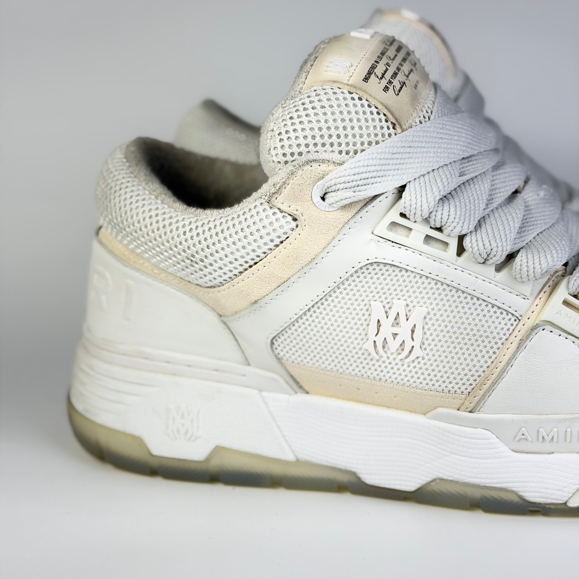 Amiri MA-1 Alabaster White Sneakers