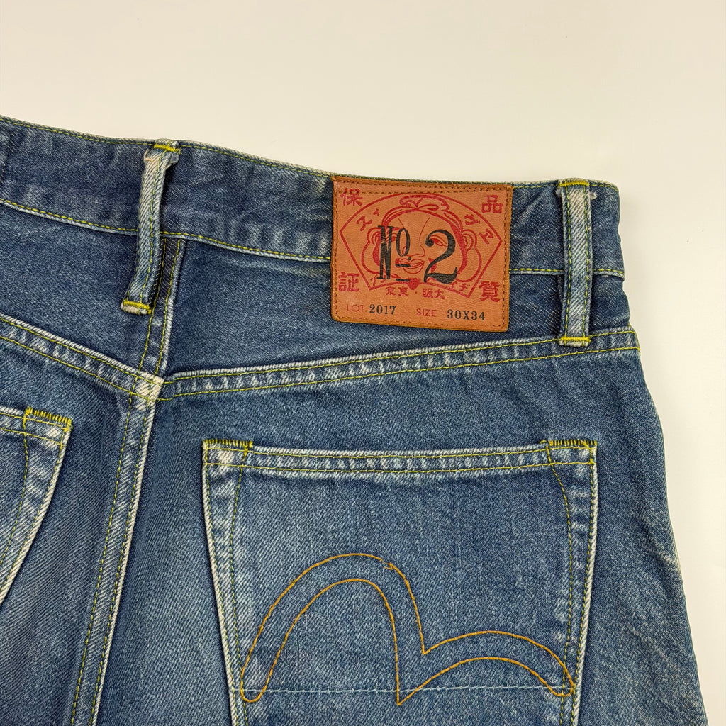 Evisu Embroidered Pocket Seagull Jeans
