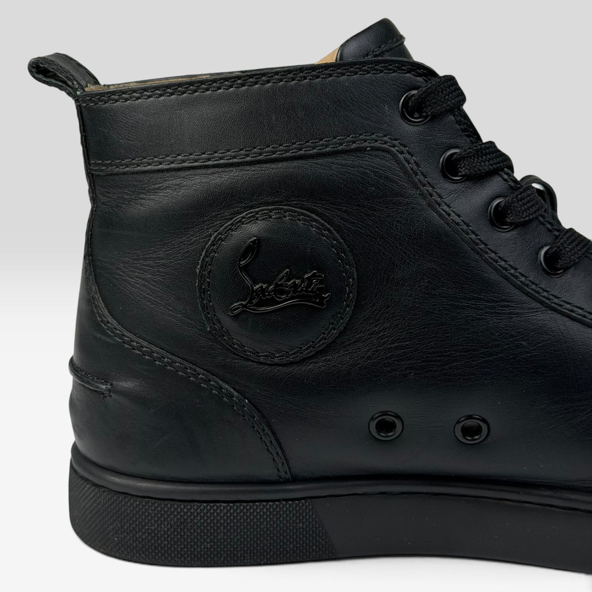 Christian Louboutin Lou Spikes High-Top Black
