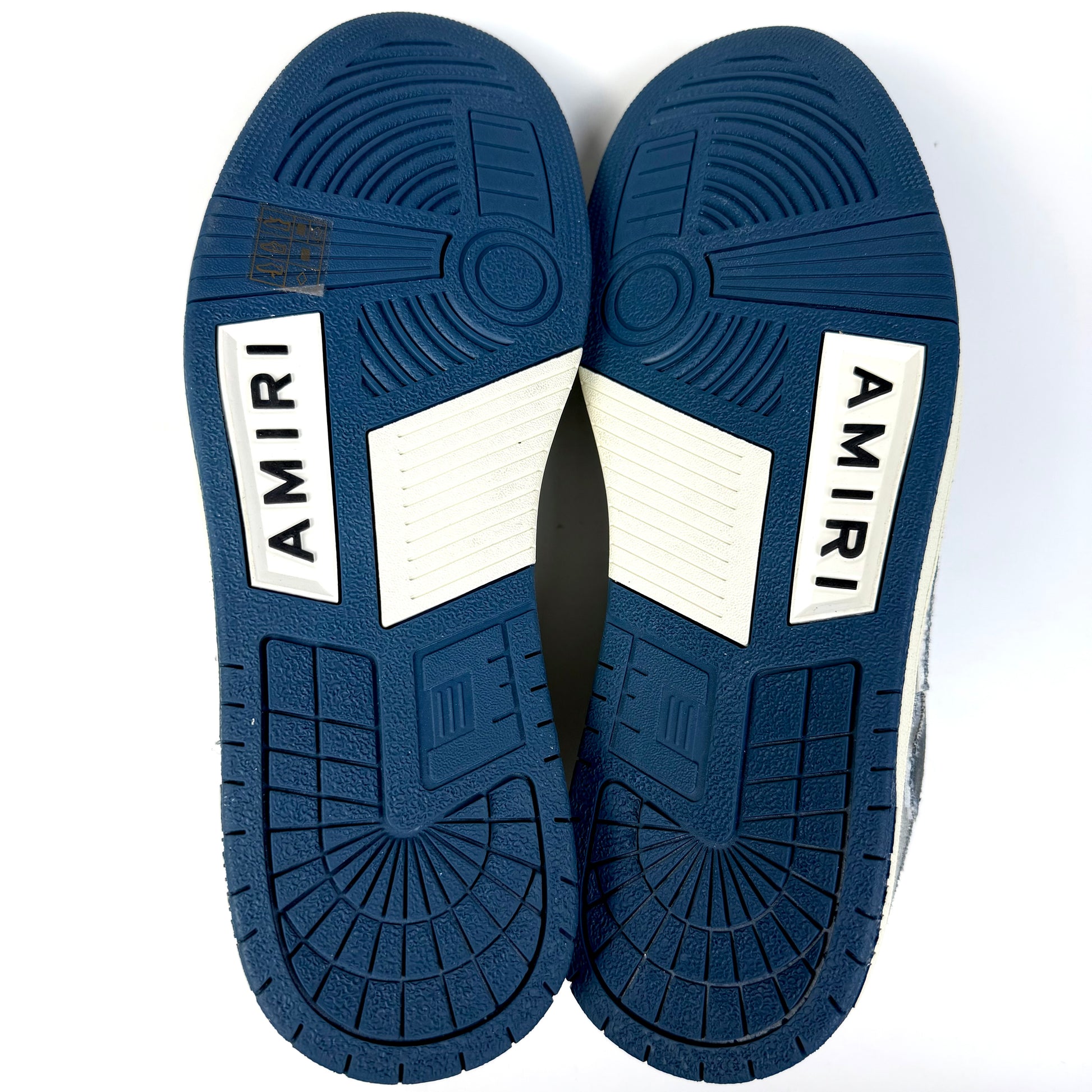 Amiri Skel-Top Denim Sneakers