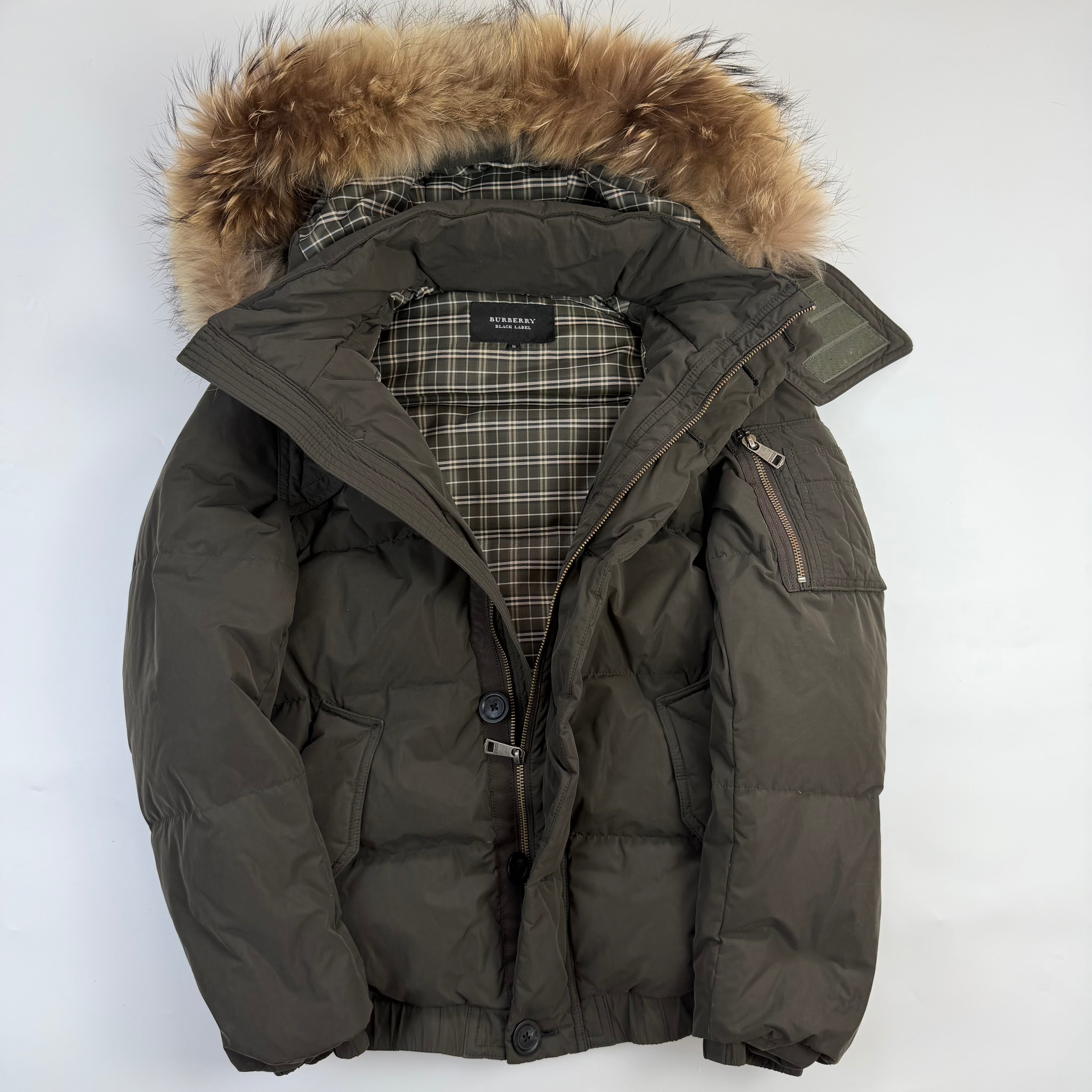 Burberry Black Label Down Puffer Jacket Khaki
