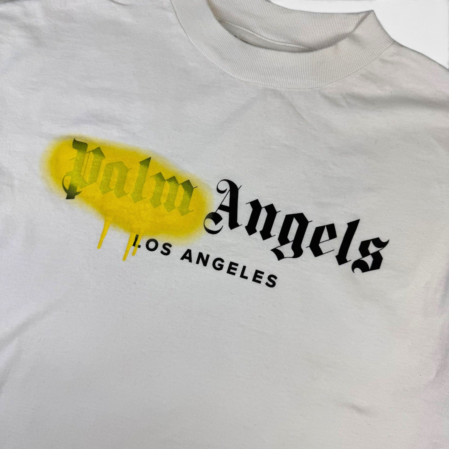 Palm Angels Los Angeles Sprayed T-Shirt White