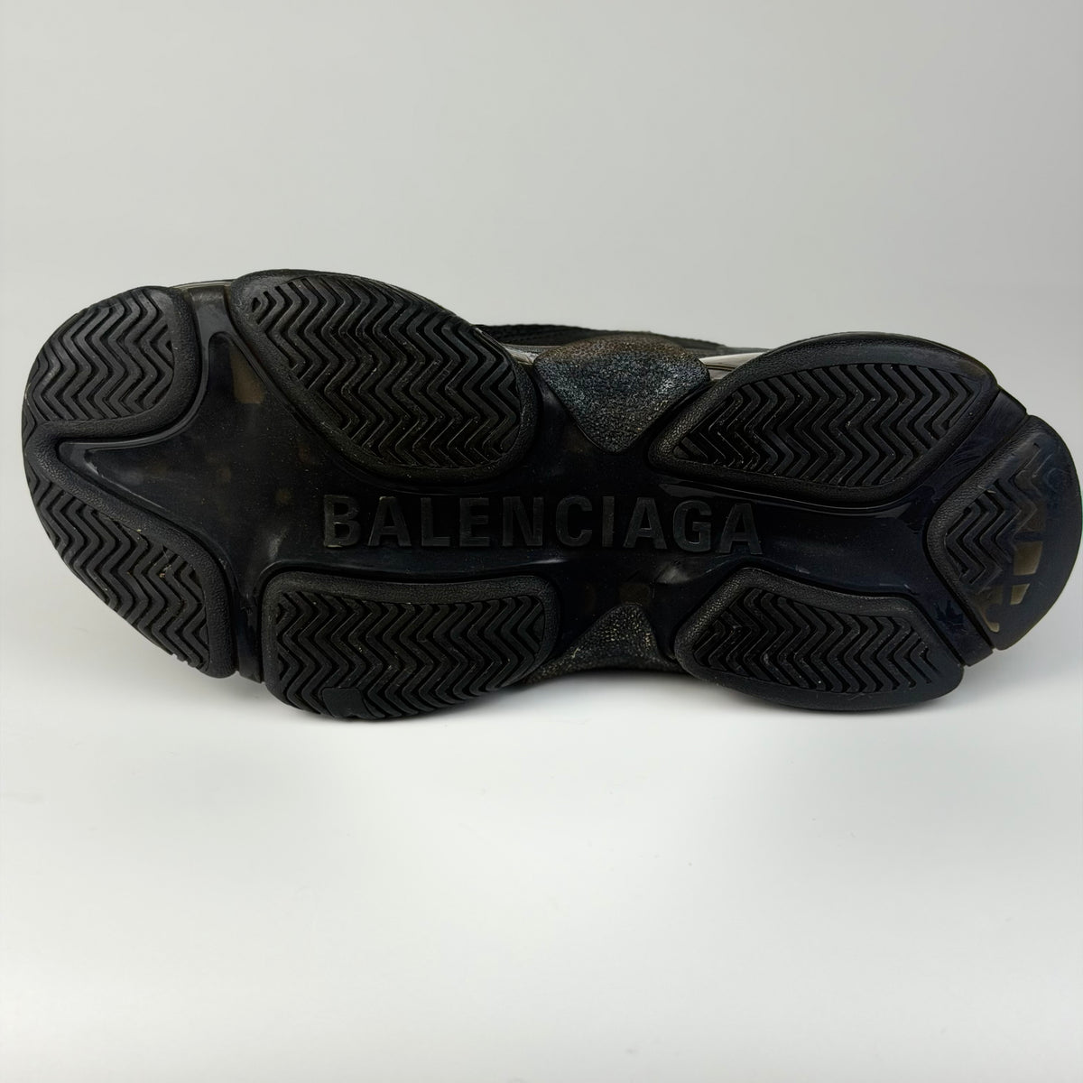 Balenciaga Triple S Black Clear Sole
