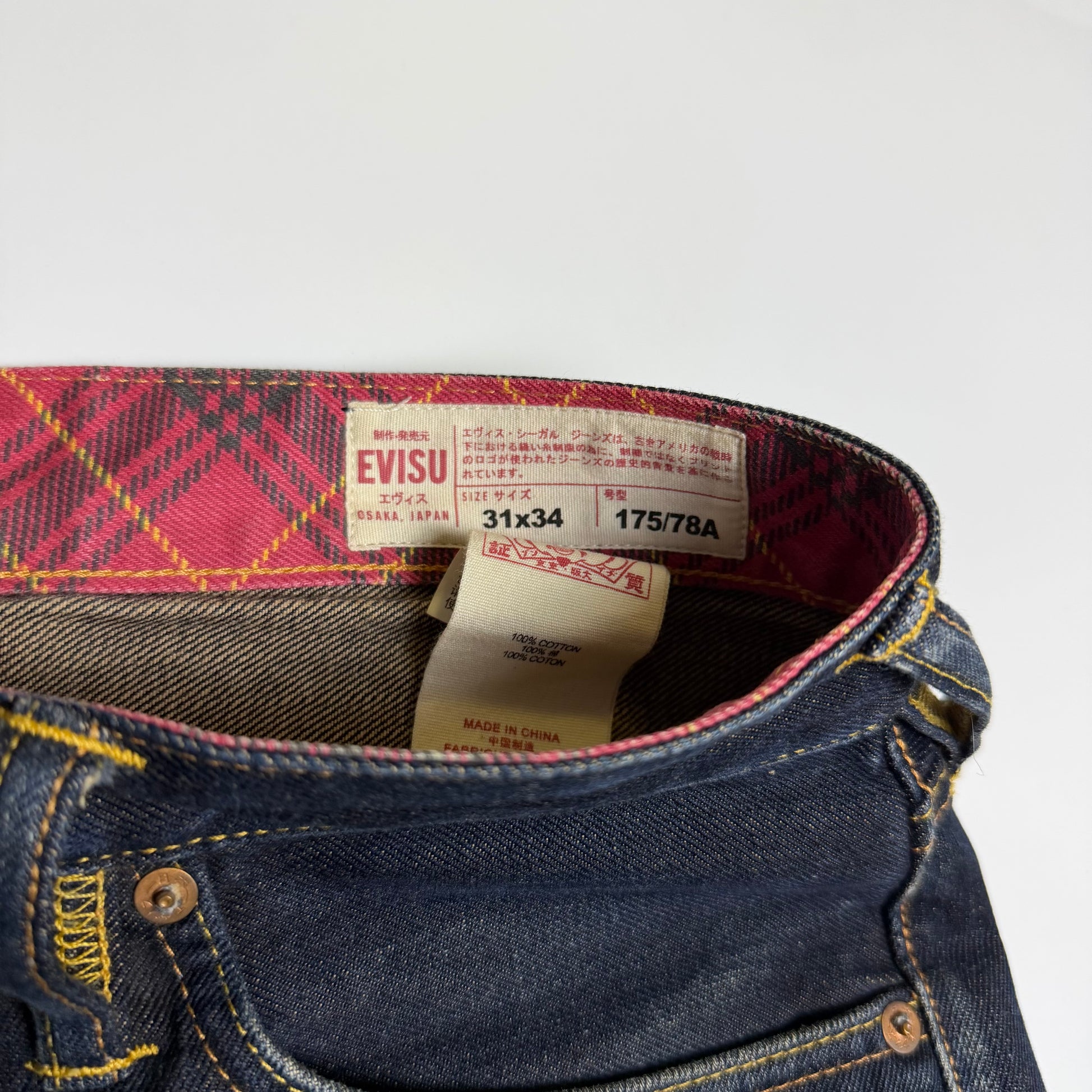 Evisu Camo Daicock Jeans