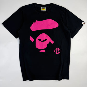 BAPE Big Ape Face T-Shirt Black/Pink