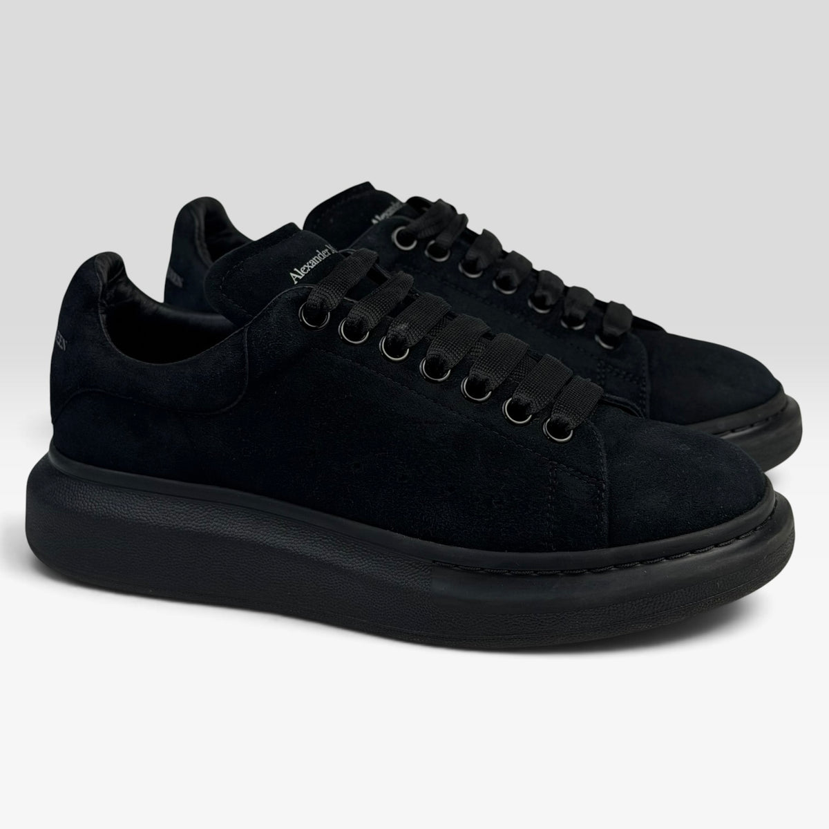 Alexander McQueen Oversized Sneaker Black Suede