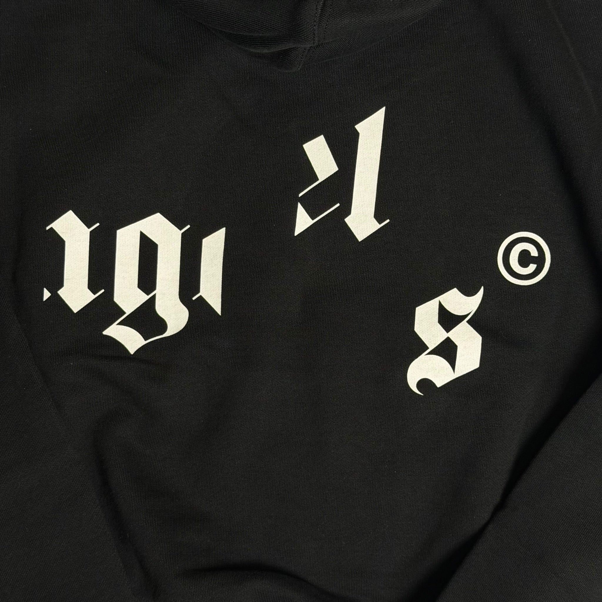 Palm Angels hoodie – detaliu logo | VSTEALS