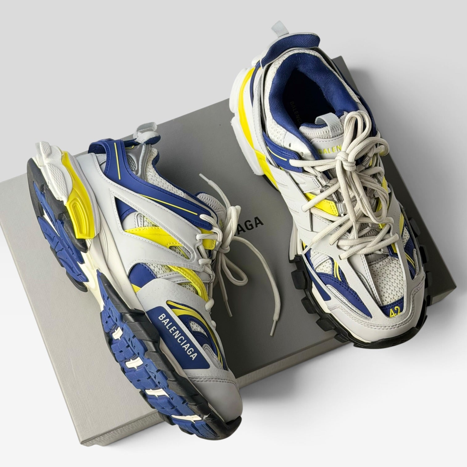 Balenciaga Track White/Dark Blue