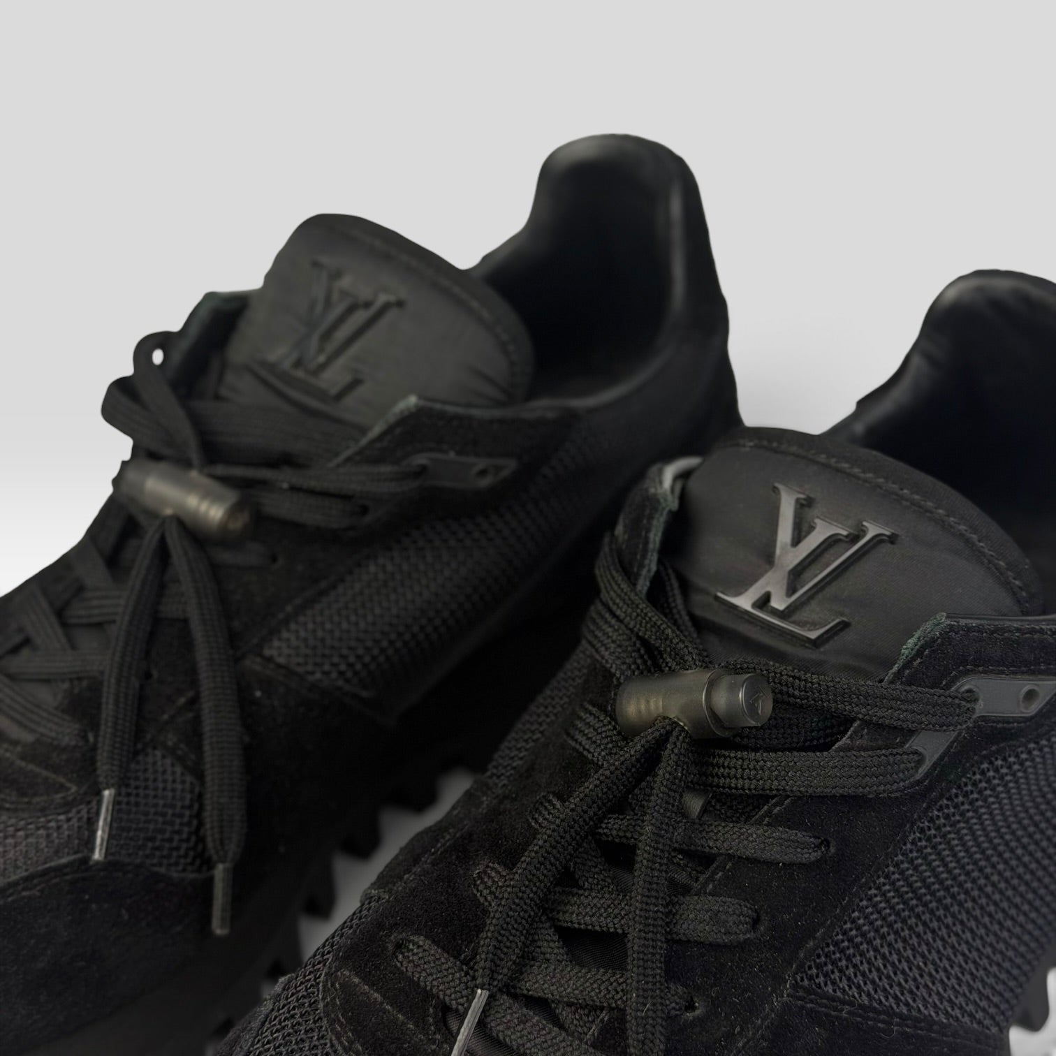 Louis Vuitton Runner Black Mesh & Suede | Sneakers Louis Vuitton