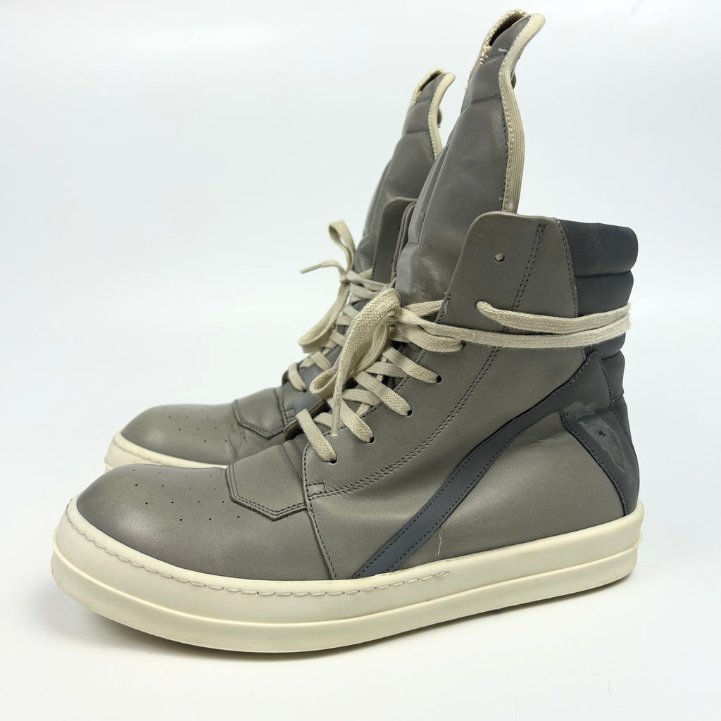 Rick Owens Geobasket Grey Reflective