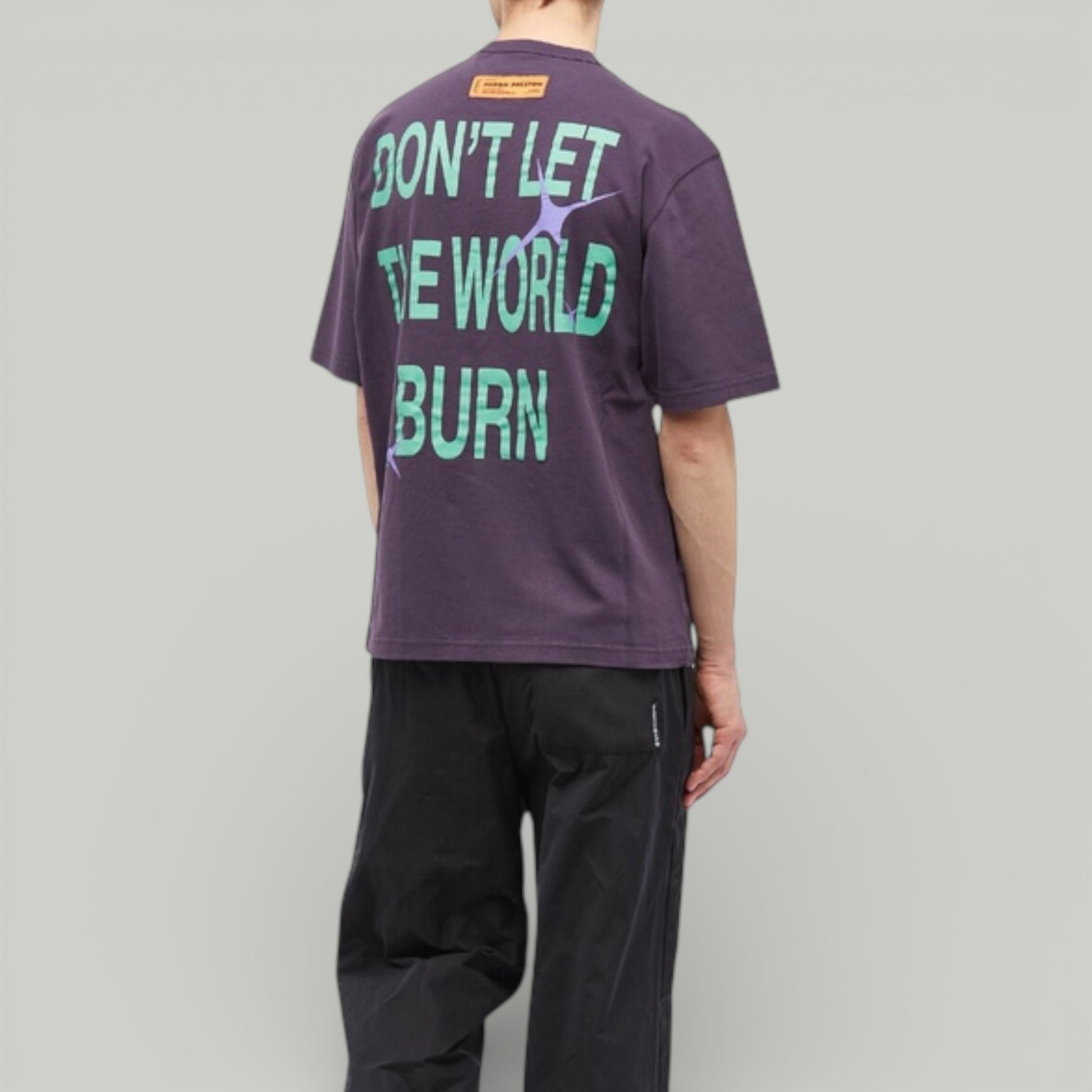 Heron Preston Purple HP Globe T-shirt