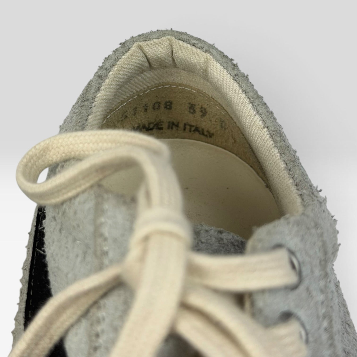Rick Owens Vintage Sneaks Oyster Suede