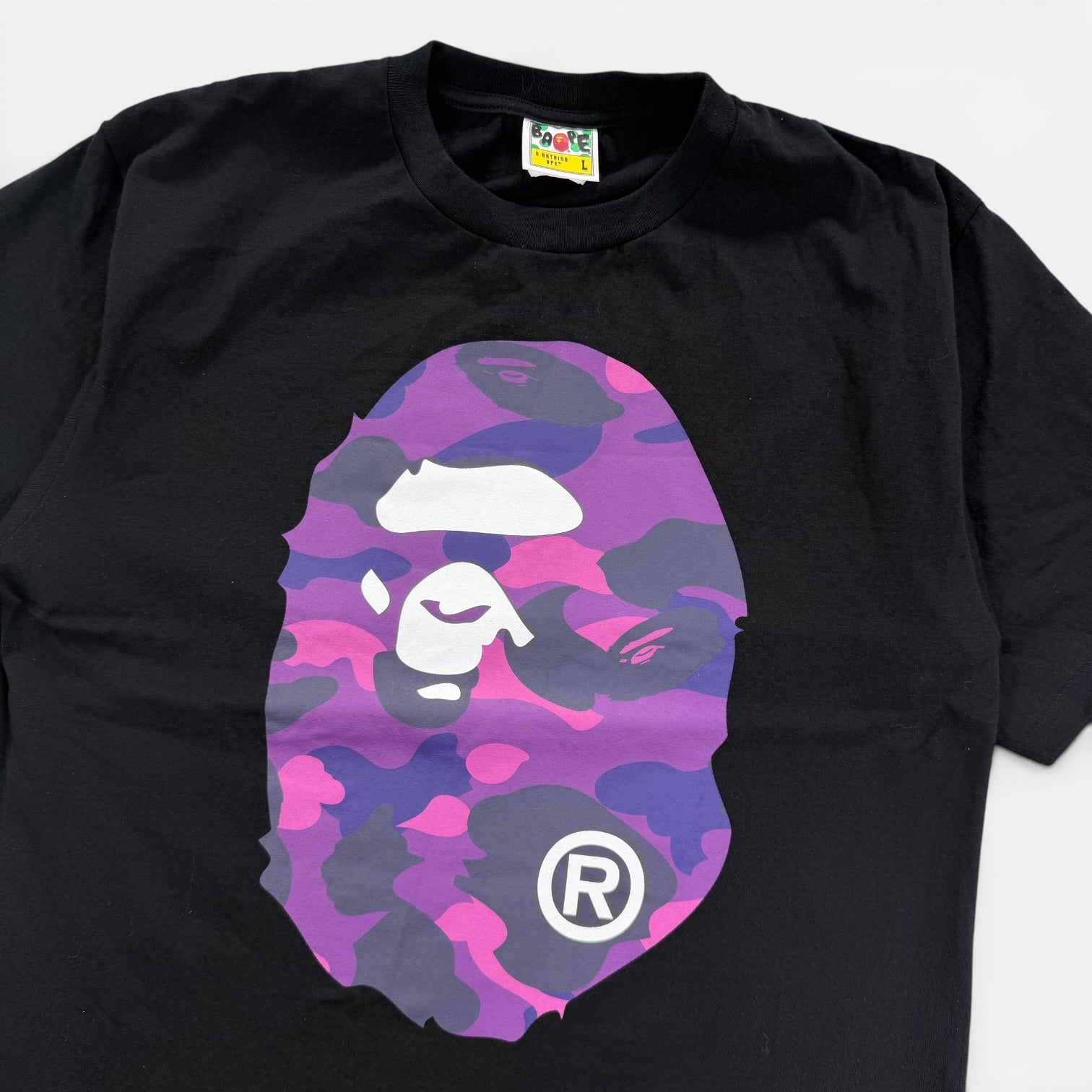 Bape Color Camo Big Ape Head T-shirt