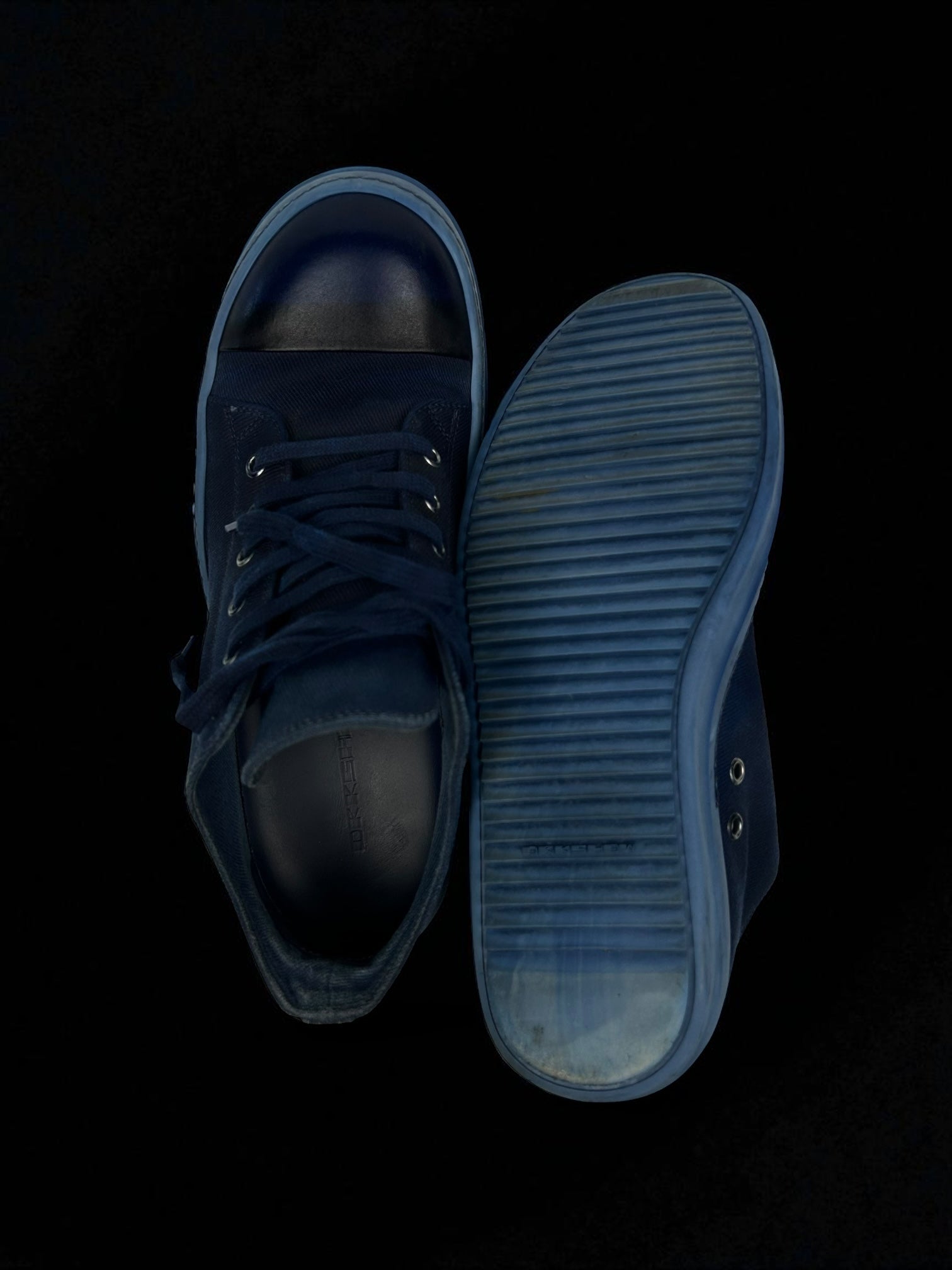 Rick Owens Ramones Low Indigo Dye