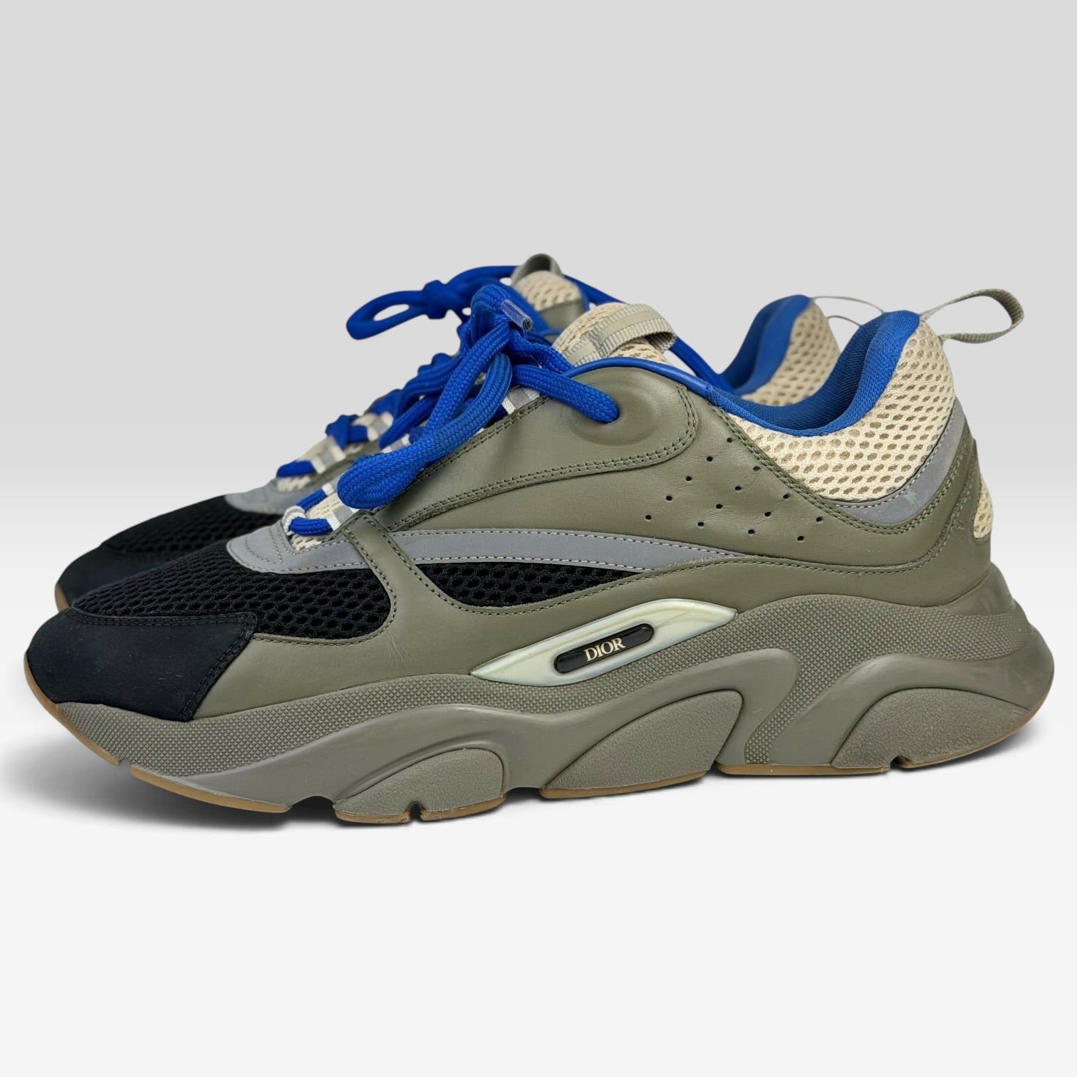 Dior B22 Sneakers Khaki/Blue