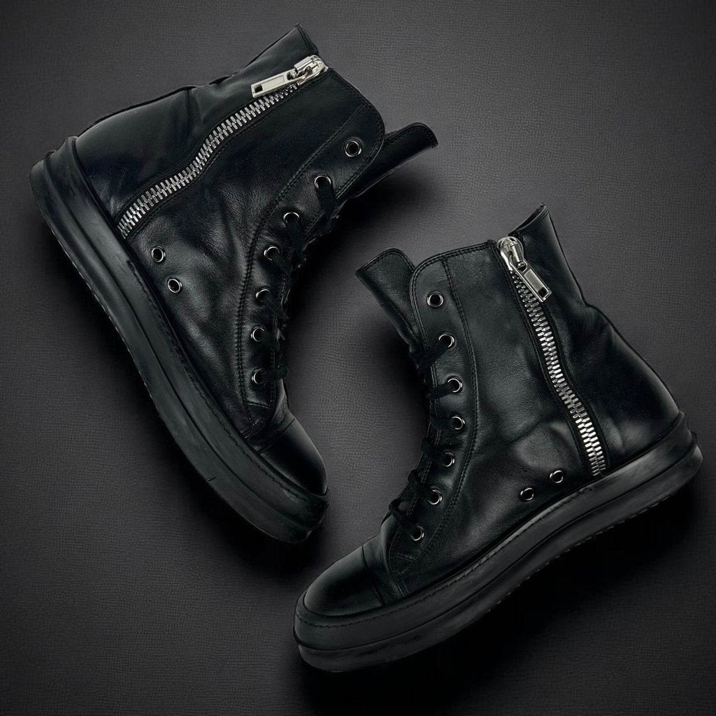 Rick Owens Ramones High Mainline Black - V STEALS