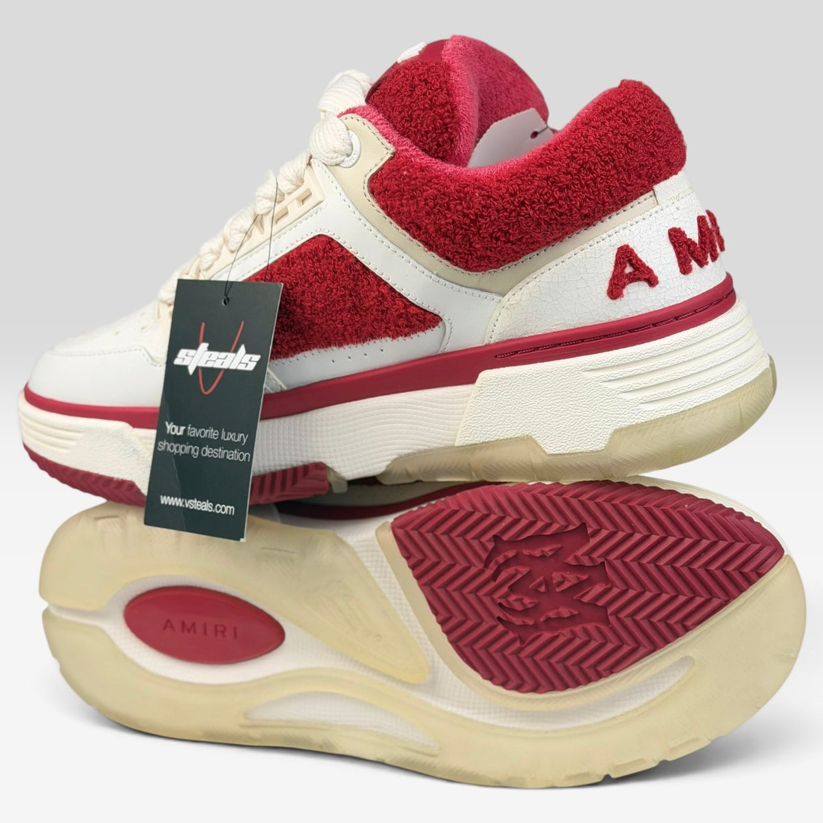 Amiri MA-1 Varsity White/Red | Sneakers Amiri