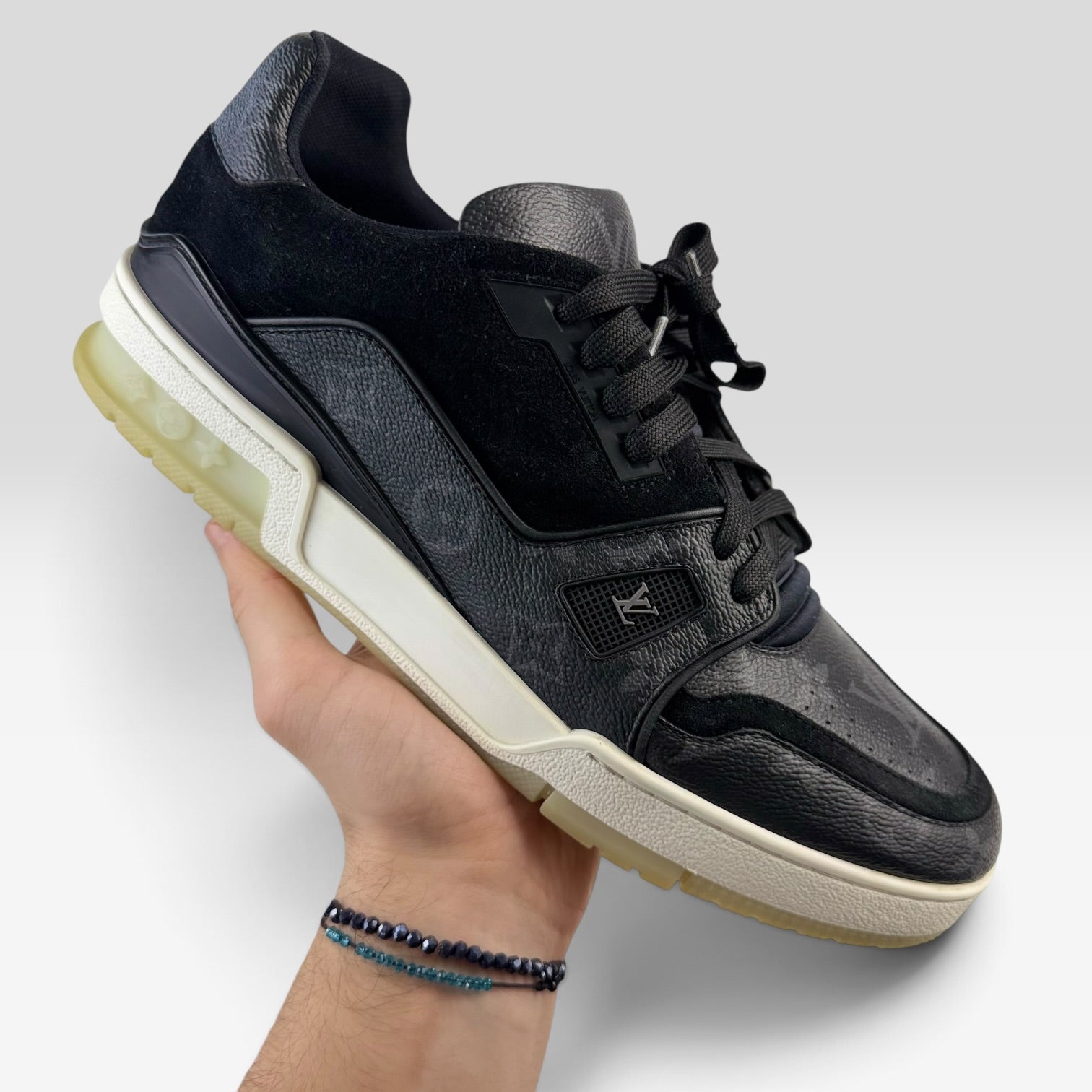Louis Vuitton LV Trainer Black Monogram