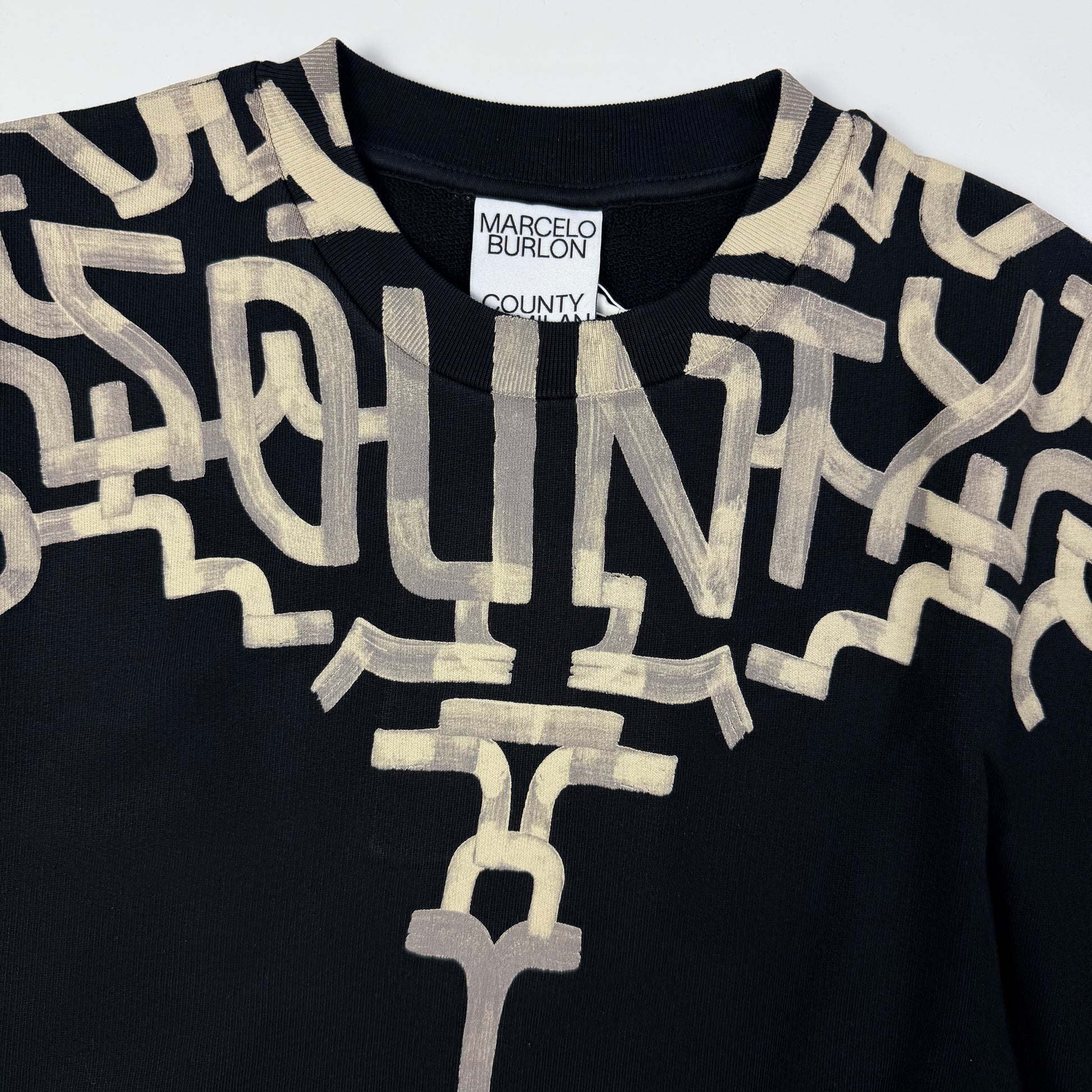 Marcelo Burlon Graffiti Wings Sweatshirt